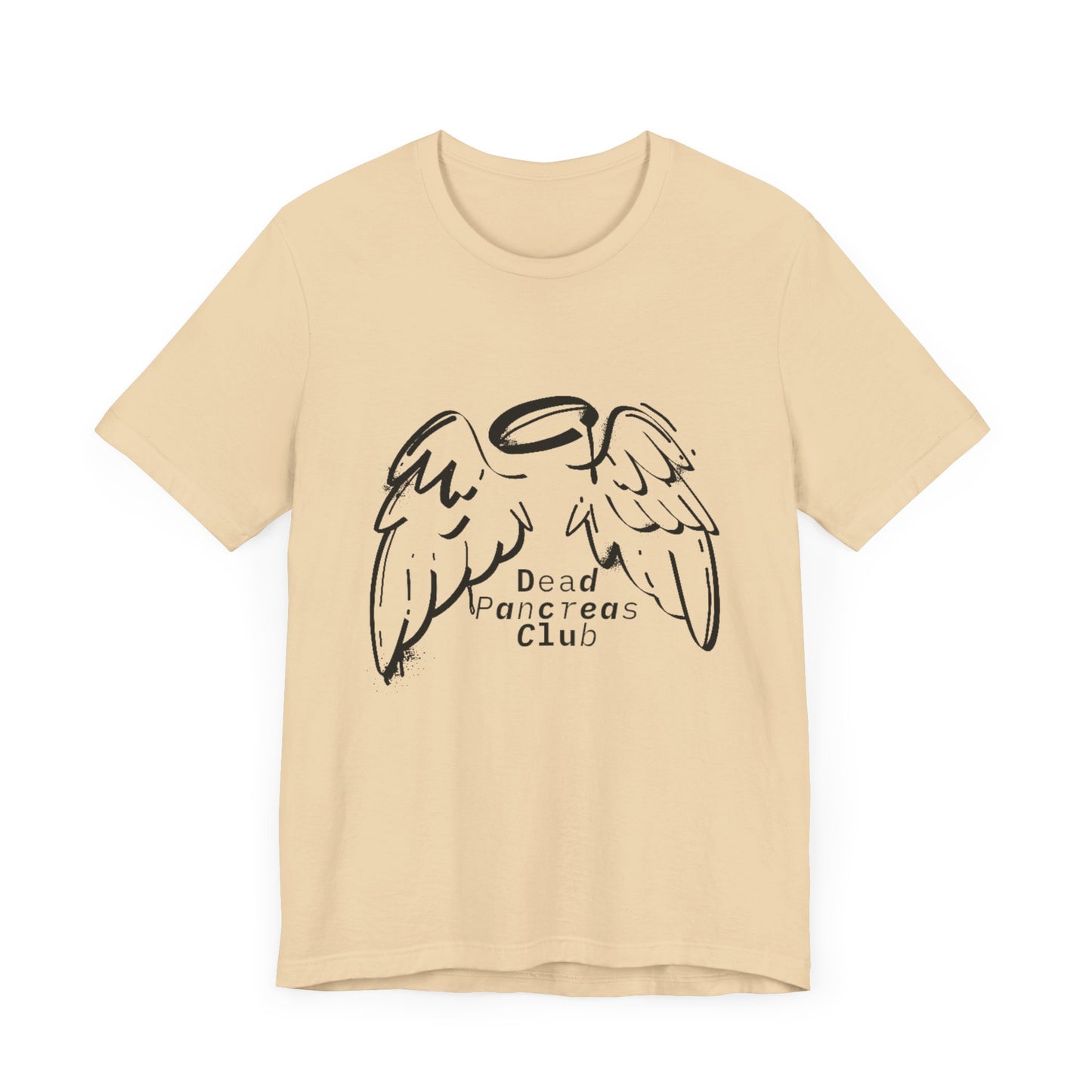 Dead Pancreas Club (Angel wings) - Unisex Tee The Diabuddies Store T-Shirts $24.25