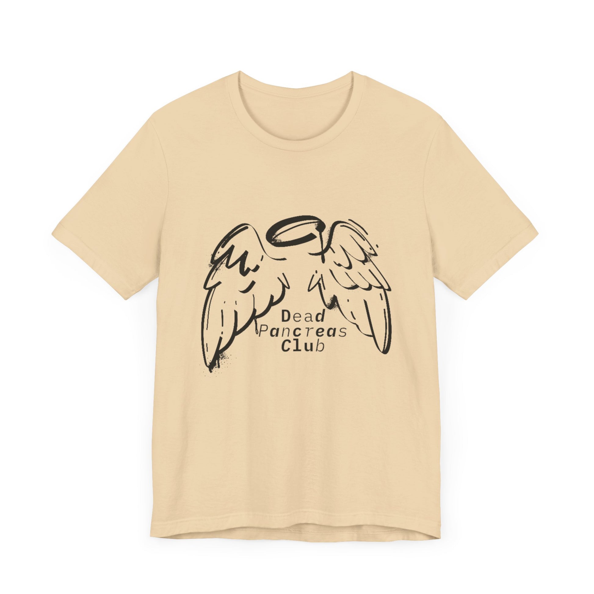Dead Pancreas Club (Angel wings) - Unisex Tee The Diabuddies Store T-Shirts $24.25