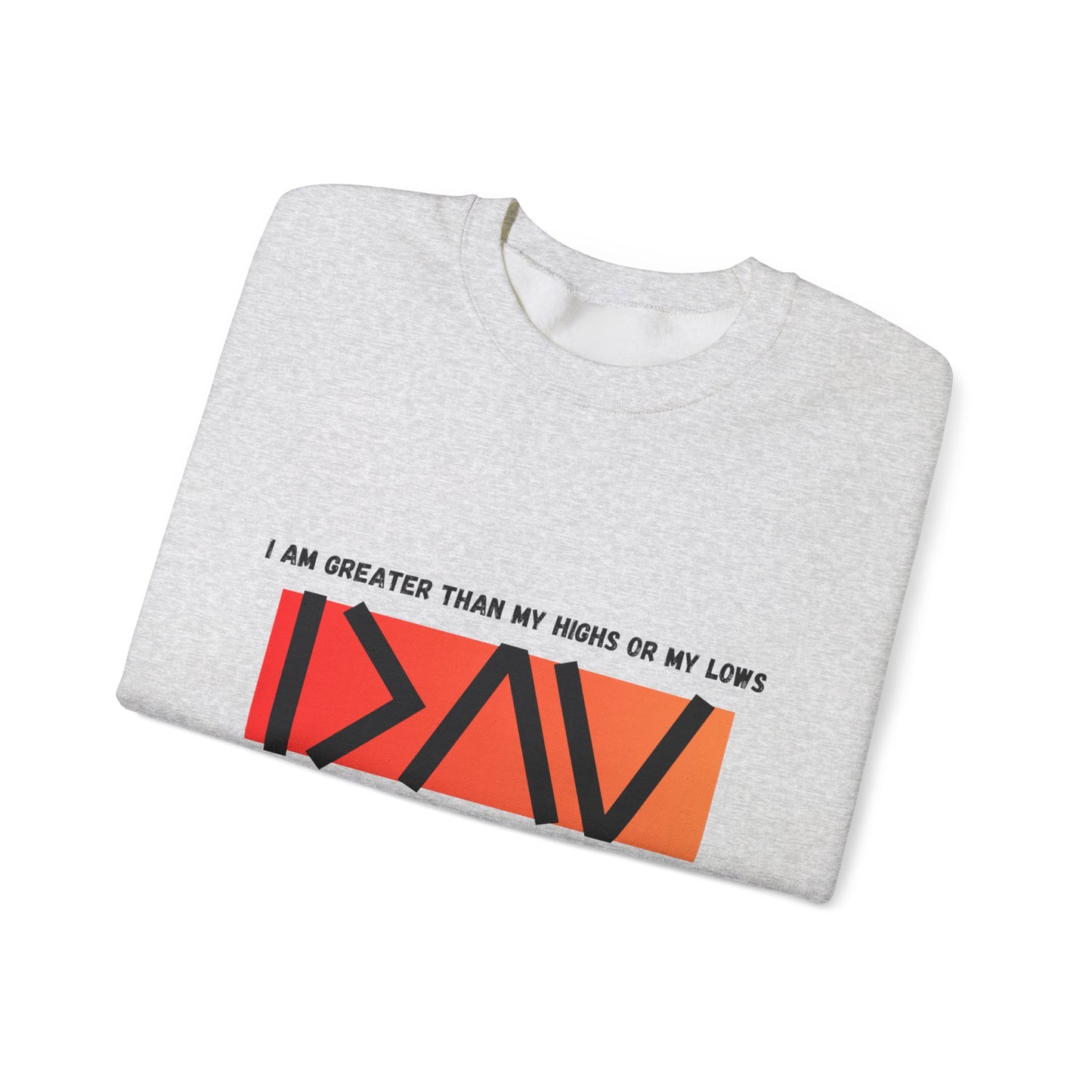 Greater than (Orange) - Unisex Sweatshirt