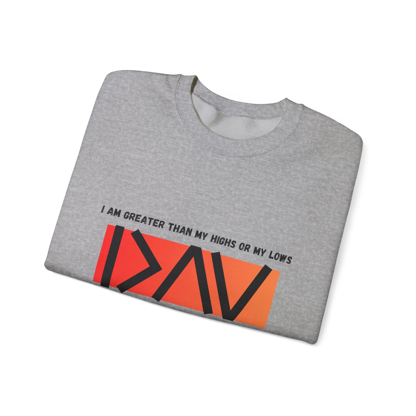 Greater than (Orange) - Unisex Sweatshirt