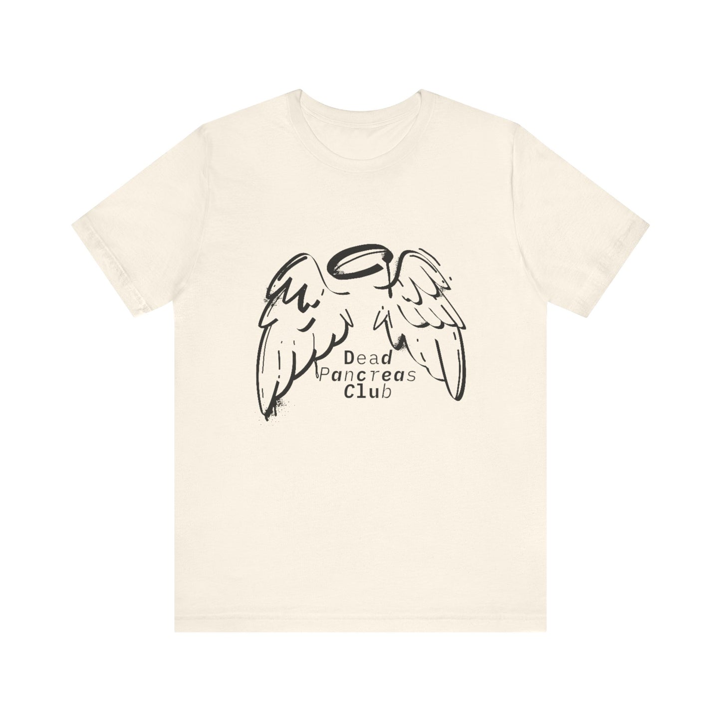 Dead Pancreas Club (Angel wings) - Unisex Tee The Diabuddies Store T-Shirts $24.25