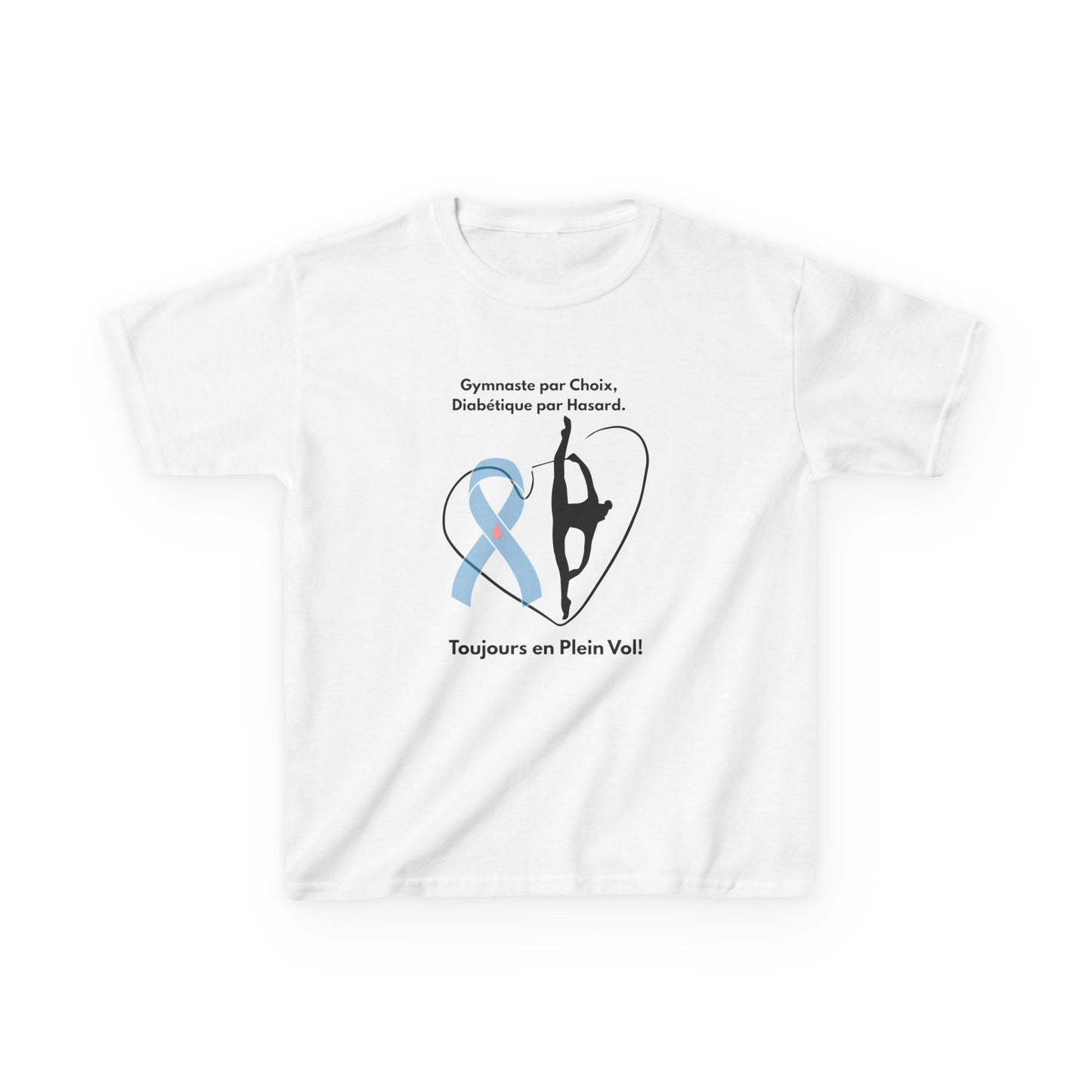 The Diabuddies Store Diabetes and Gymnastics (French) - Kids Tee Show off their passion and strength with the Diabetes and Gymnastics (French) - Kids Tee. This comfortable cotton shirt celebrates the perfect balance of managing diabetes and excelling at g