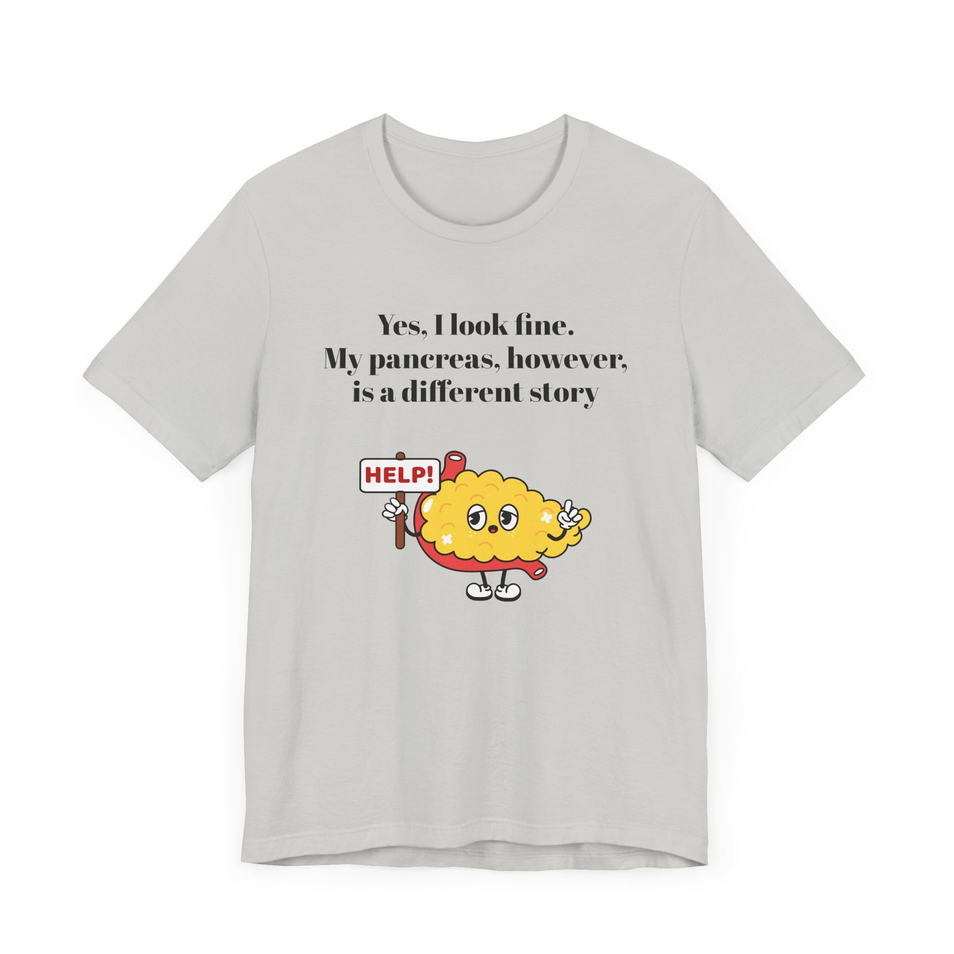 I'm Fine, Not my Pancreas - Unisex Tee The Diabuddies Store T-Shirts $24.25
