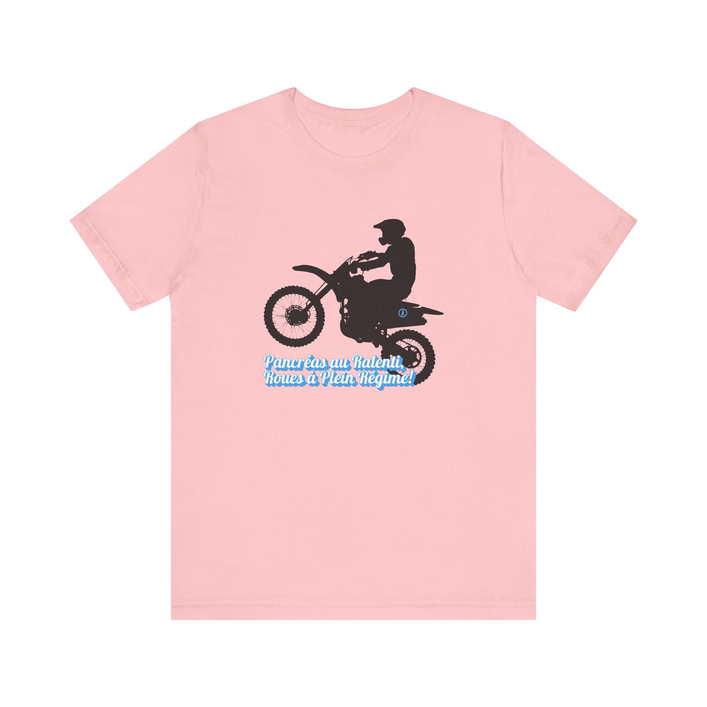 Lazy Pancreas, Wheels at Full Speed (French) - Unisex Tee The Diabuddies Store T-Shirts $30.27