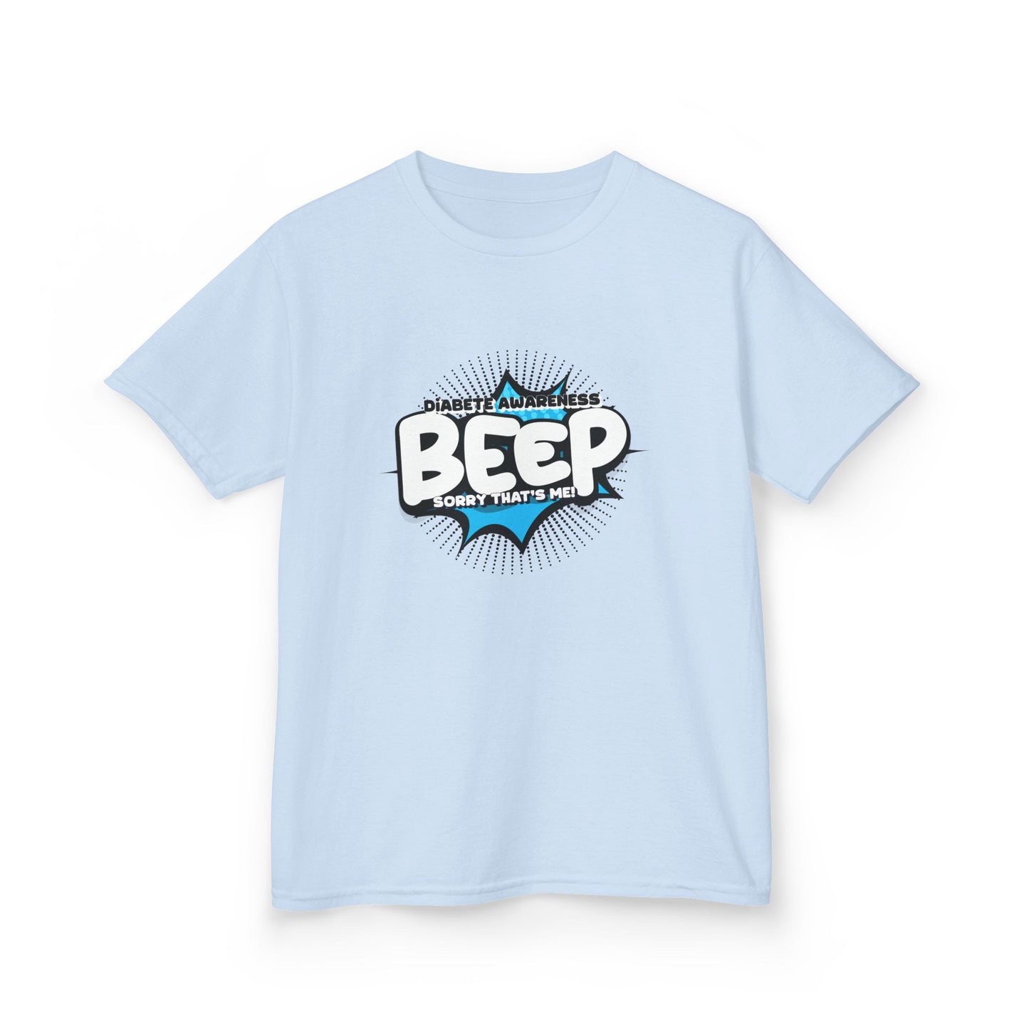 The Diabuddies Store Beep! Sorry that's me! - Kids Tee Beep! Sorry that's me! - Kids Tee: This playful tee is perfect for the little one who's full of energy and charm. The fun design features the word "beep" and the phrase "Sorry, that's me!", a cute and