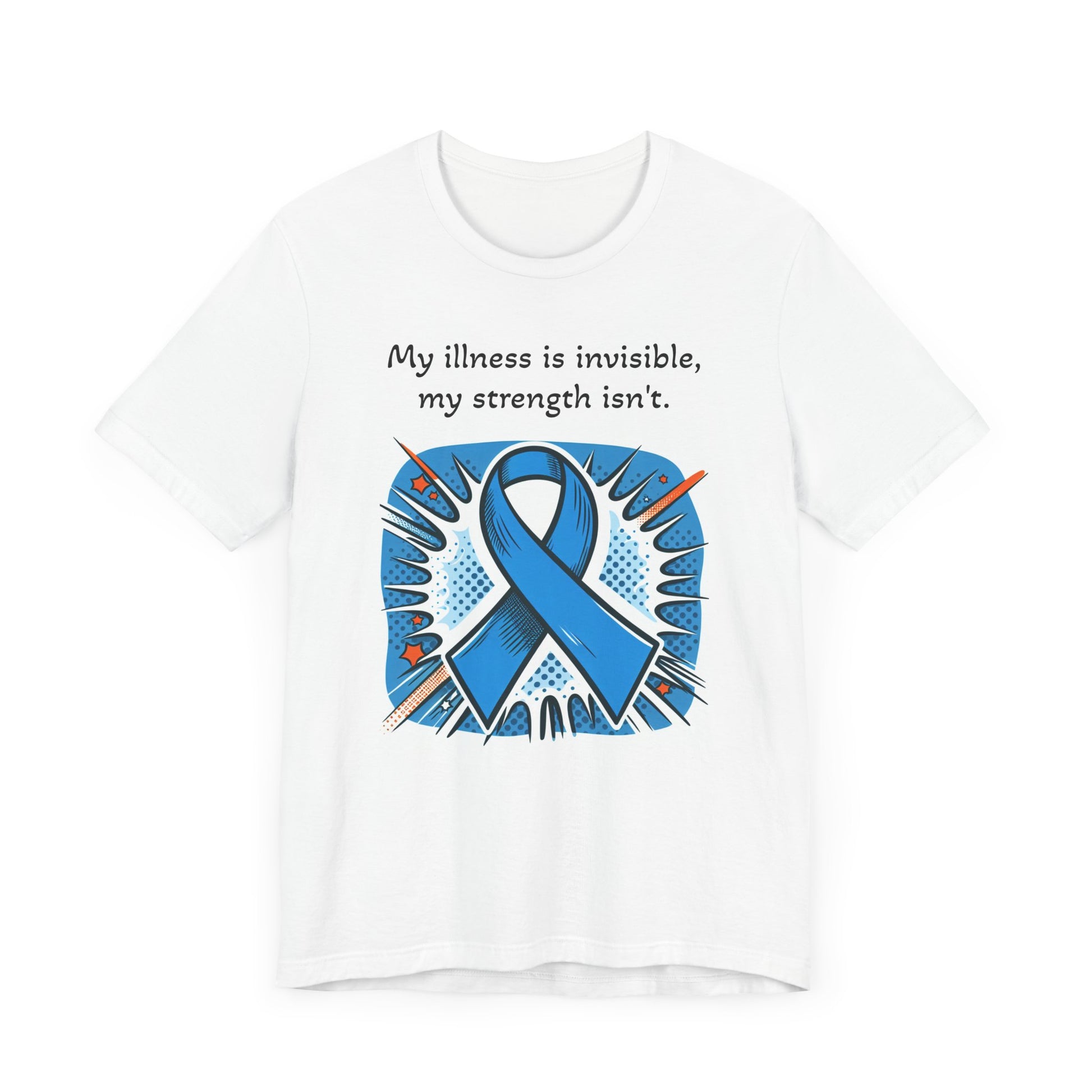 Invisible Illness, but visible Strength - Unisex Tee The Diabuddies Store T-Shirts $22.50