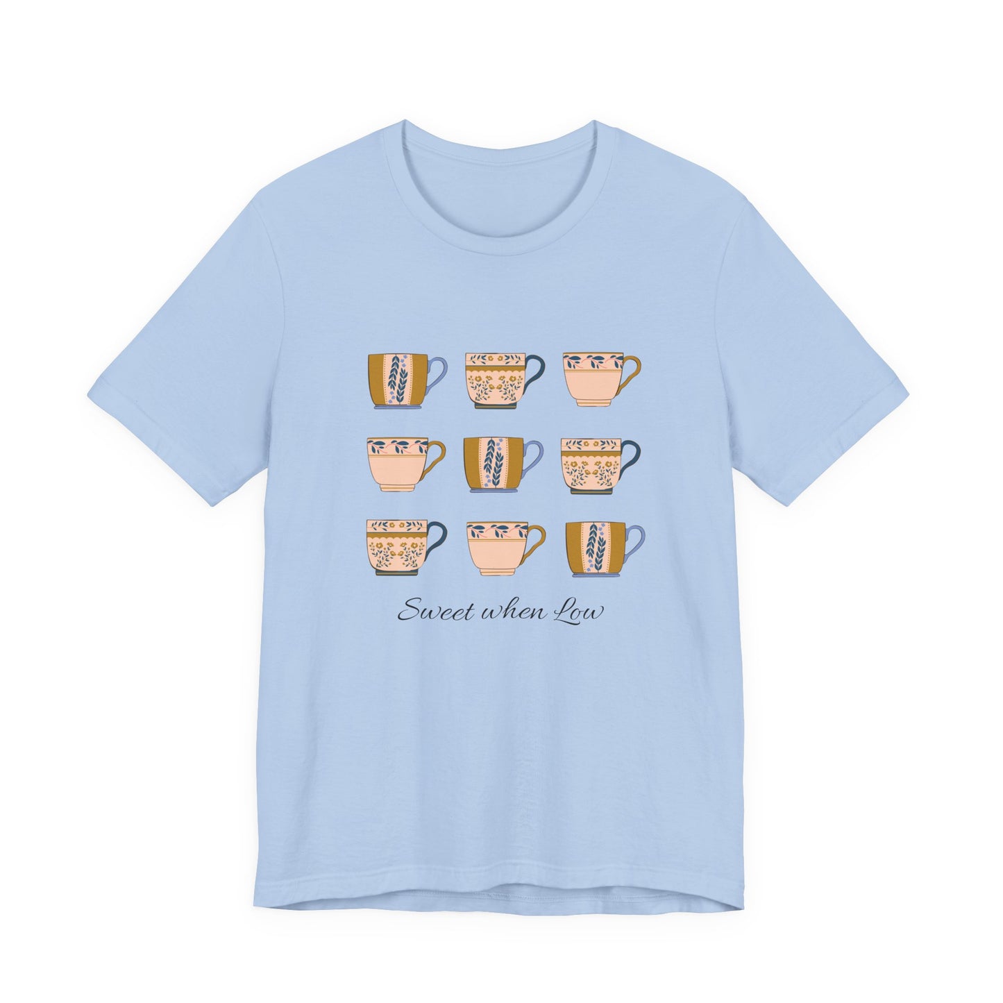 The Diabuddies Store Diabetes Awareness, Sweet when Low - Unisex Tee Diabetes Awareness, Sweet when Low - Unisex Tee: Why not add sugar when low? This "Sweet When Low" tee gets it. For those who know the unique craving for something sweet during a blood s