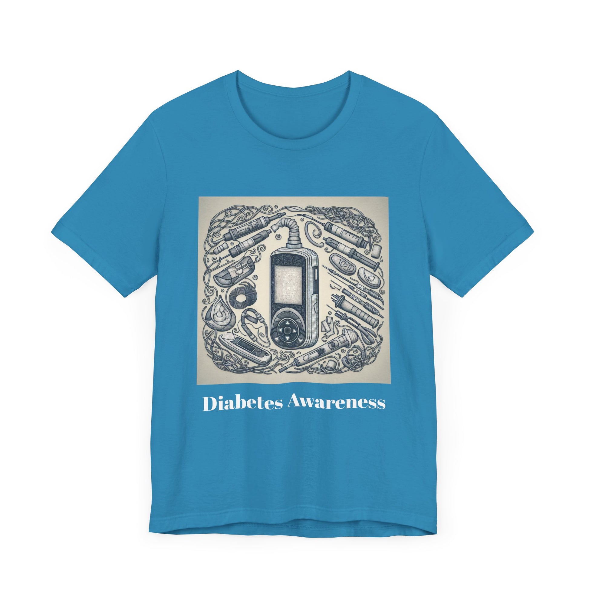 Diabetic Pump Supplies - Unisex Tee The Diabuddies Store T-Shirts $22.38