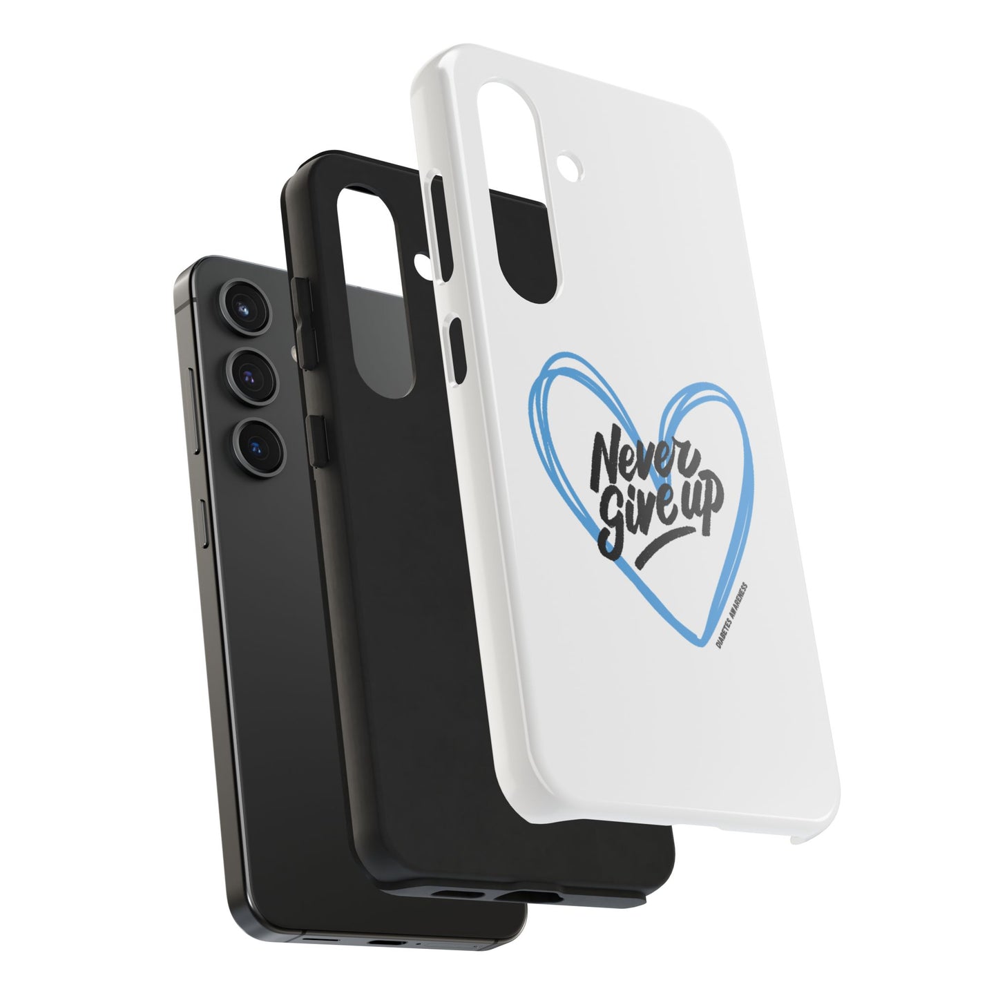 Never Give Up! - Tough Phone Case The Diabuddies Store Mobile Phone Cases $18.23