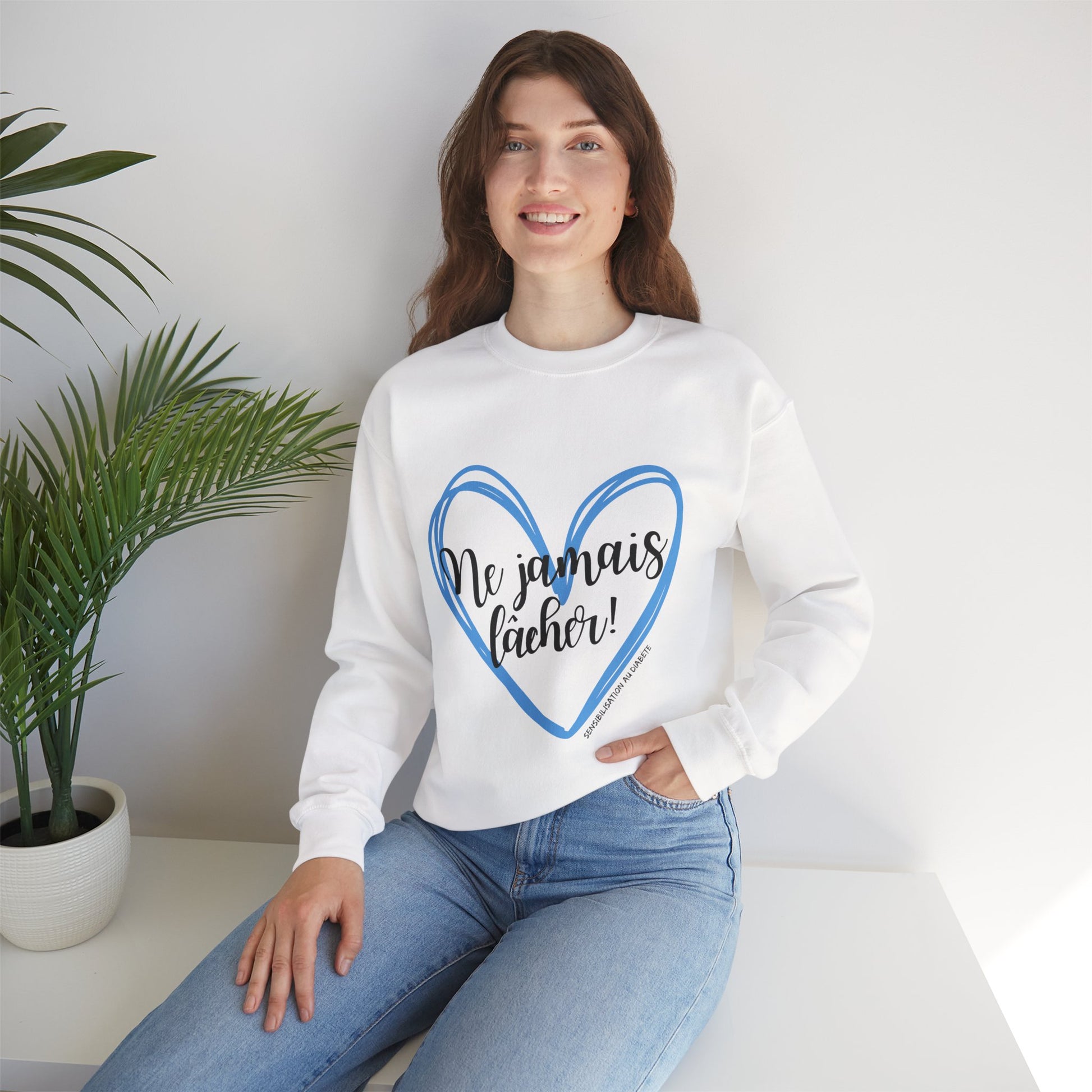 The Diabuddies Store Never Give Up French - Unisex Sweatshirt Never Give Up French - Unisex Sweatshirt: Help bring awareness to diabetes. some battles are fought within, and this sweatshirt is a testament to your strength. $30.89 Sweatshirts Casual Outfit