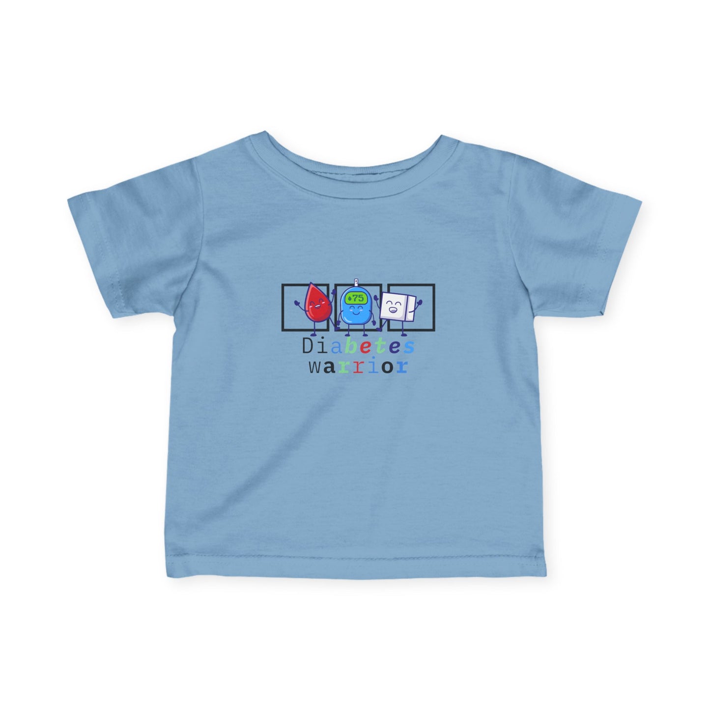 Diabetes Warrior - Infant Tee The Diabuddies Store T-Shirts $16.54