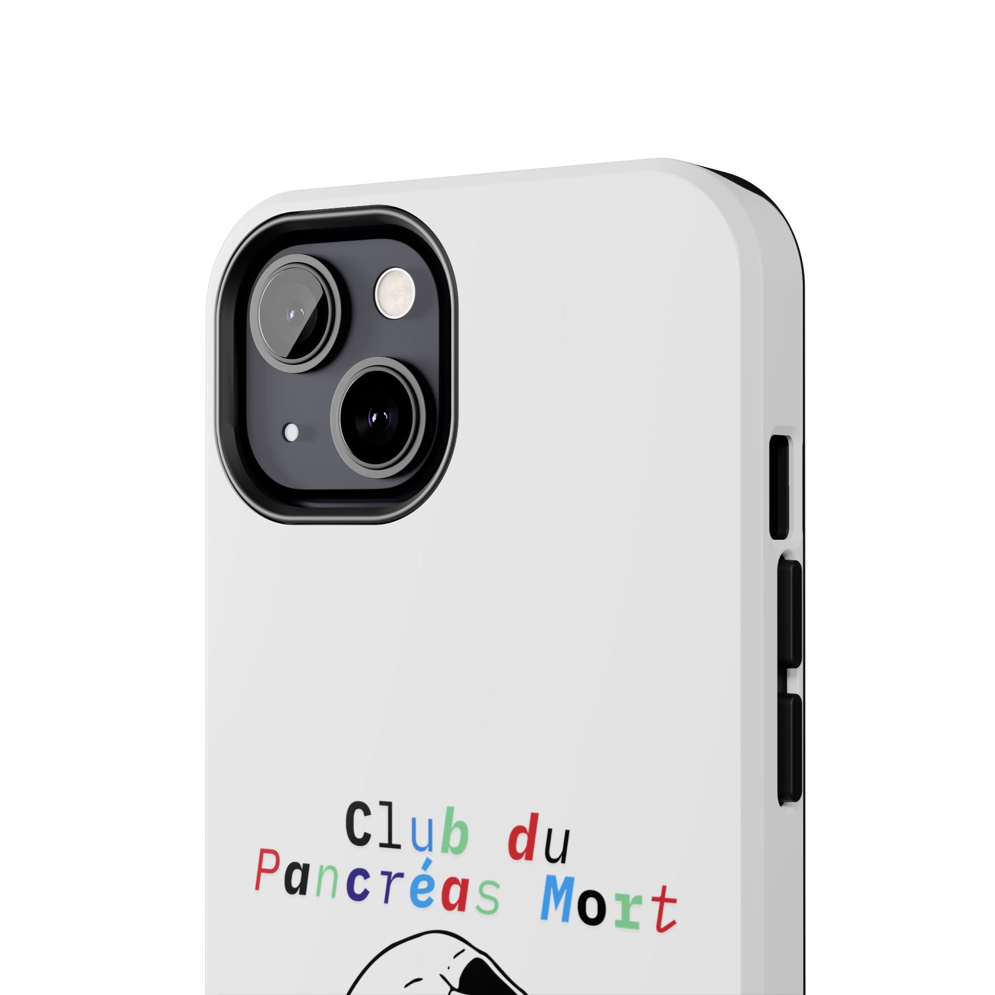 Skull & Flowers, Dead Pancreas Club (French) - Phone Cases The Diabuddies Store Mobile Phone Cases $18.23