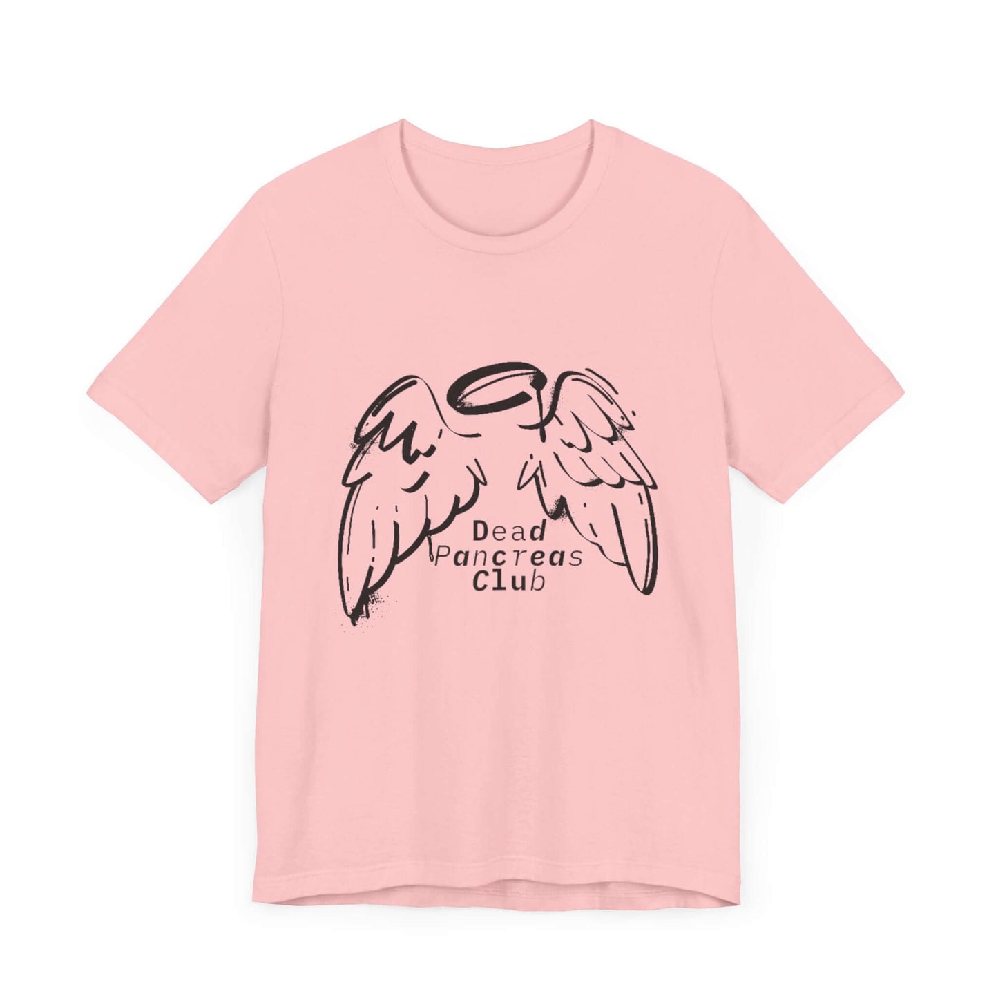 The Diabuddies Store Dead Pancreas Club (Angel Wings) Bundle You are an angel in this fight. Embrace your journey with the "Dead Pancreas Club" T-shirt and Cap bundle, featuring a powerful angel wings design. This isn't just a statement—it's a symbol of s