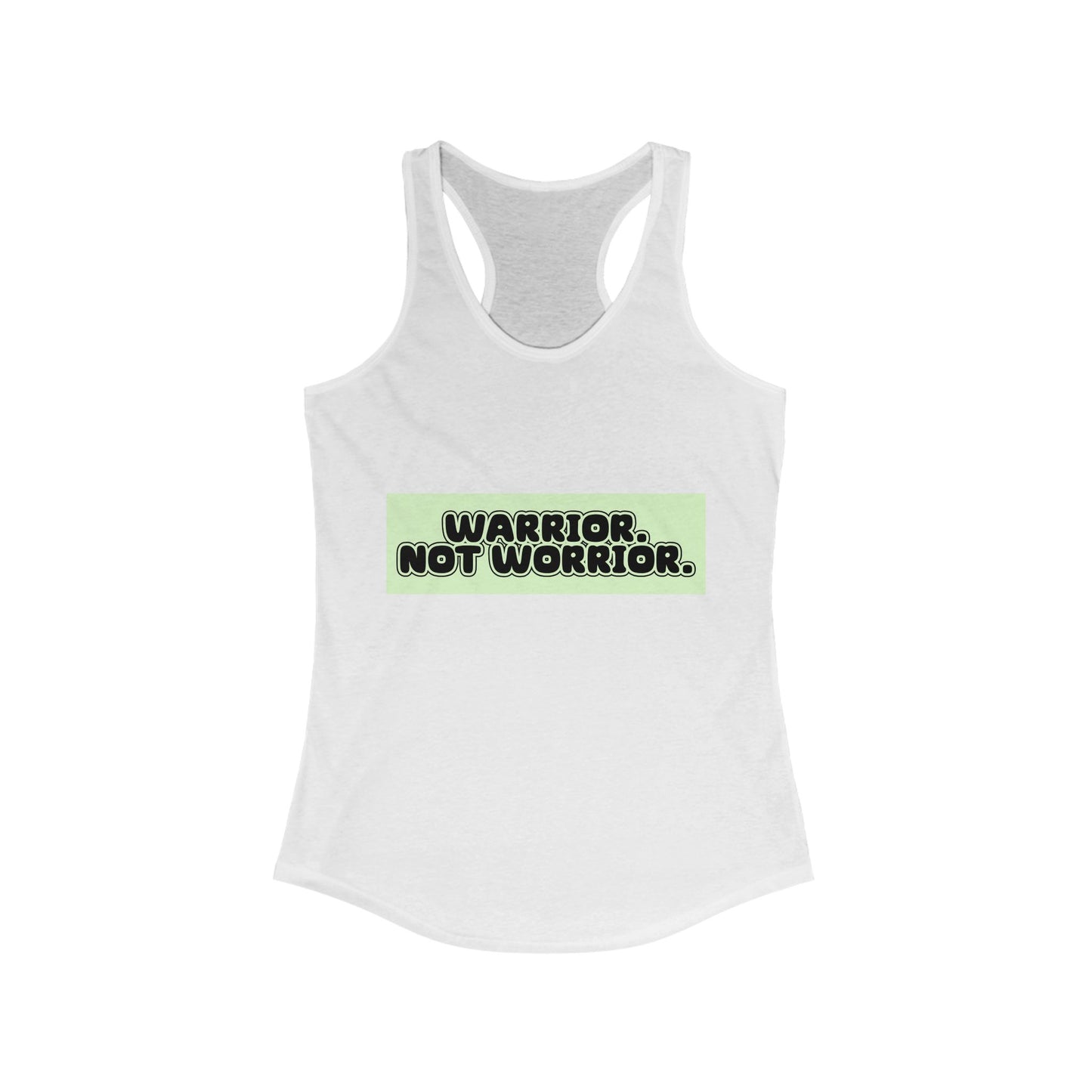 The Diabuddies Store Warrior. Not Worrior. - Racerback Tank Warrior. Not Worrior. - Racerback Tank: For those who face challenges head-on & spell "warrior" right. A clear statement of strength, resilience & sharp detail. Tank Tops $19.96