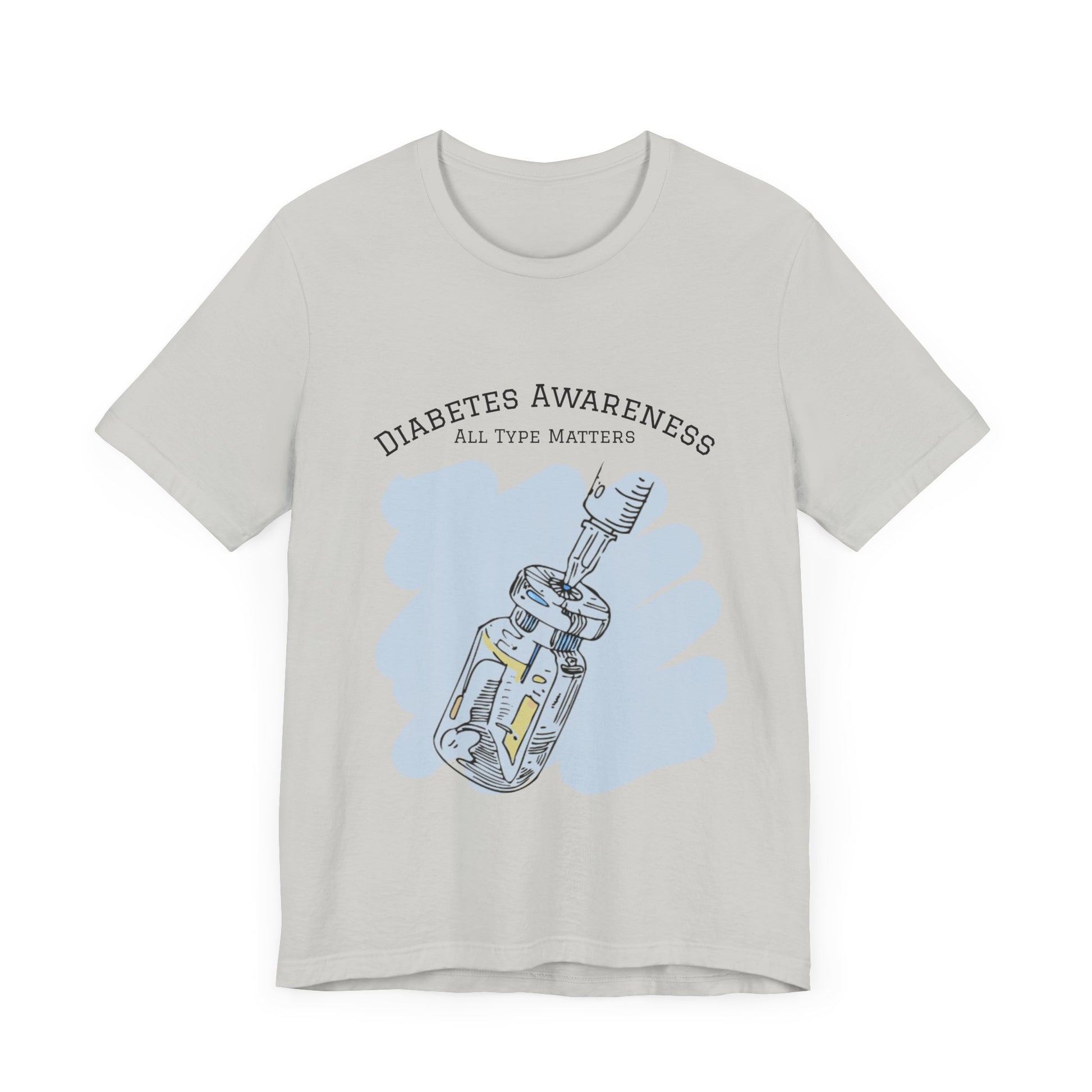 The Diabuddies Store Diabetes: All Type Matters - Unisex Tee Diabetes: All Type Matters - Unisex Tee: A powerful statement! This tee declares "All Type Matters," promoting unity and awareness for every person living with diabetes. T-Shirts $24.73