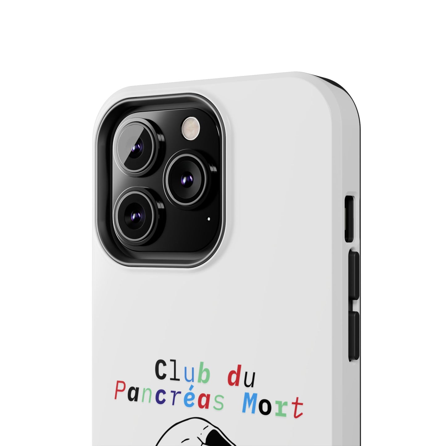 Skull & Flowers, Dead Pancreas Club (French) - Phone Cases The Diabuddies Store Mobile Phone Cases $18.23