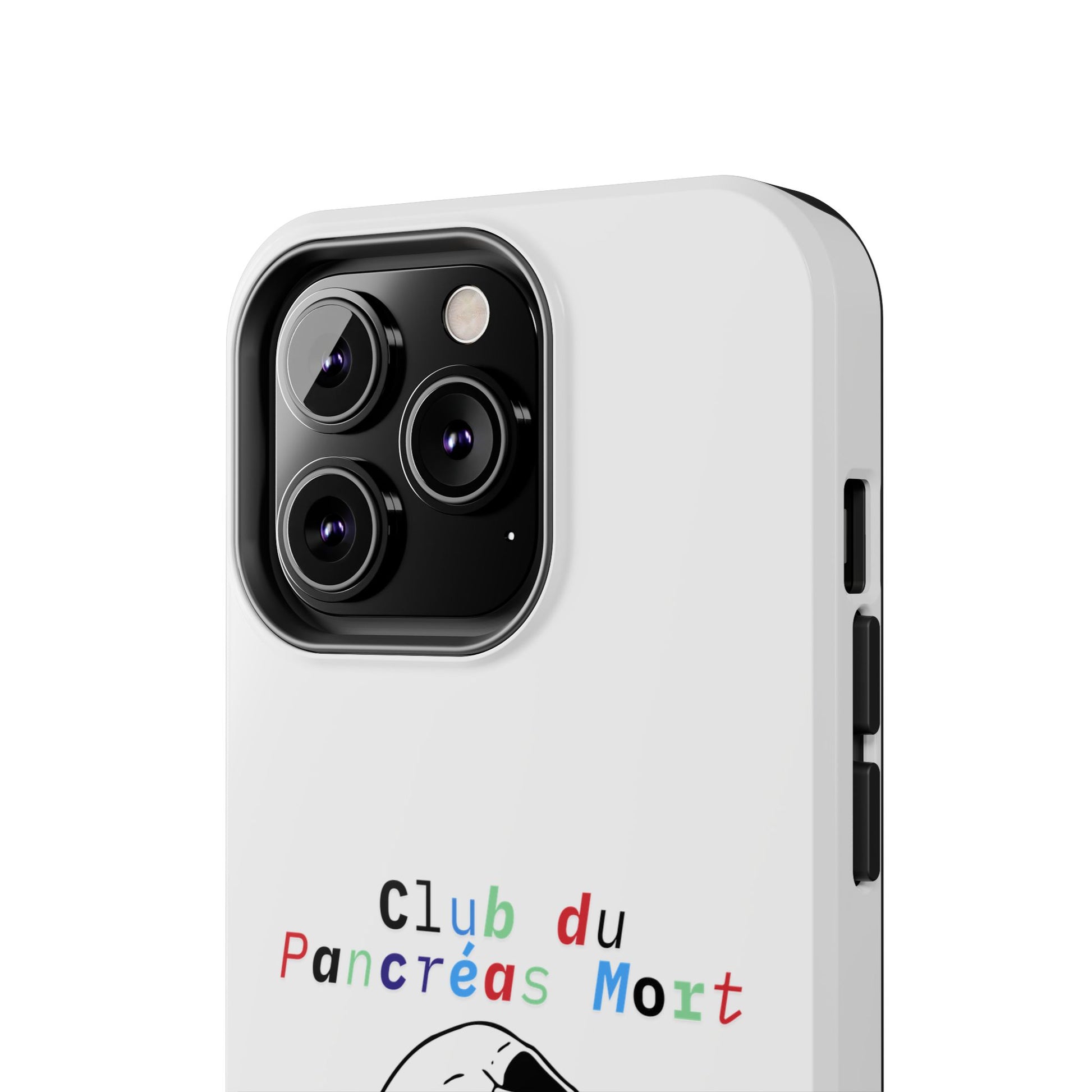 Skull & Flowers, Dead Pancreas Club (French) - Phone Cases The Diabuddies Store Mobile Phone Cases $18.23