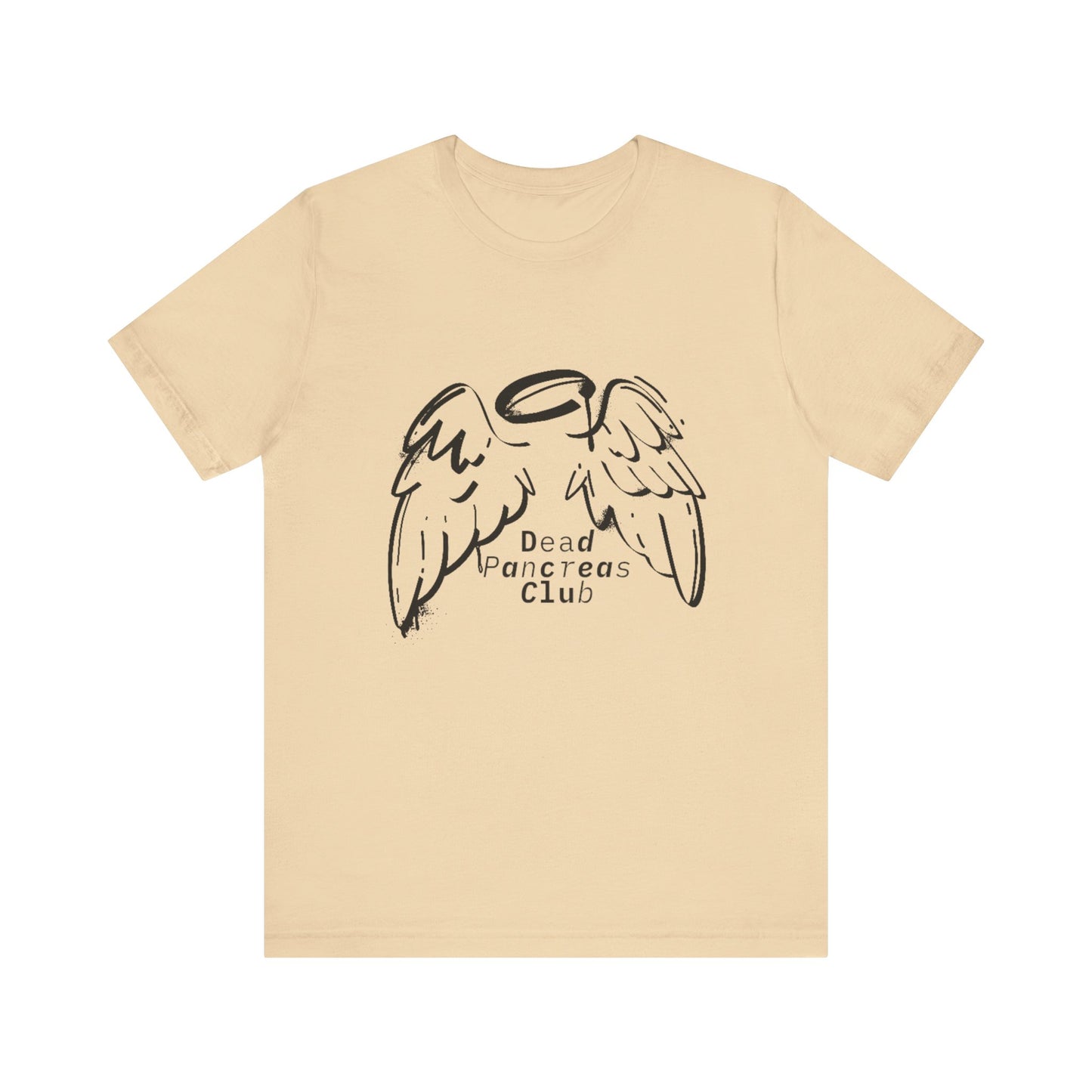 Dead Pancreas Club (Angel wings) - Unisex Tee The Diabuddies Store T-Shirts $24.25