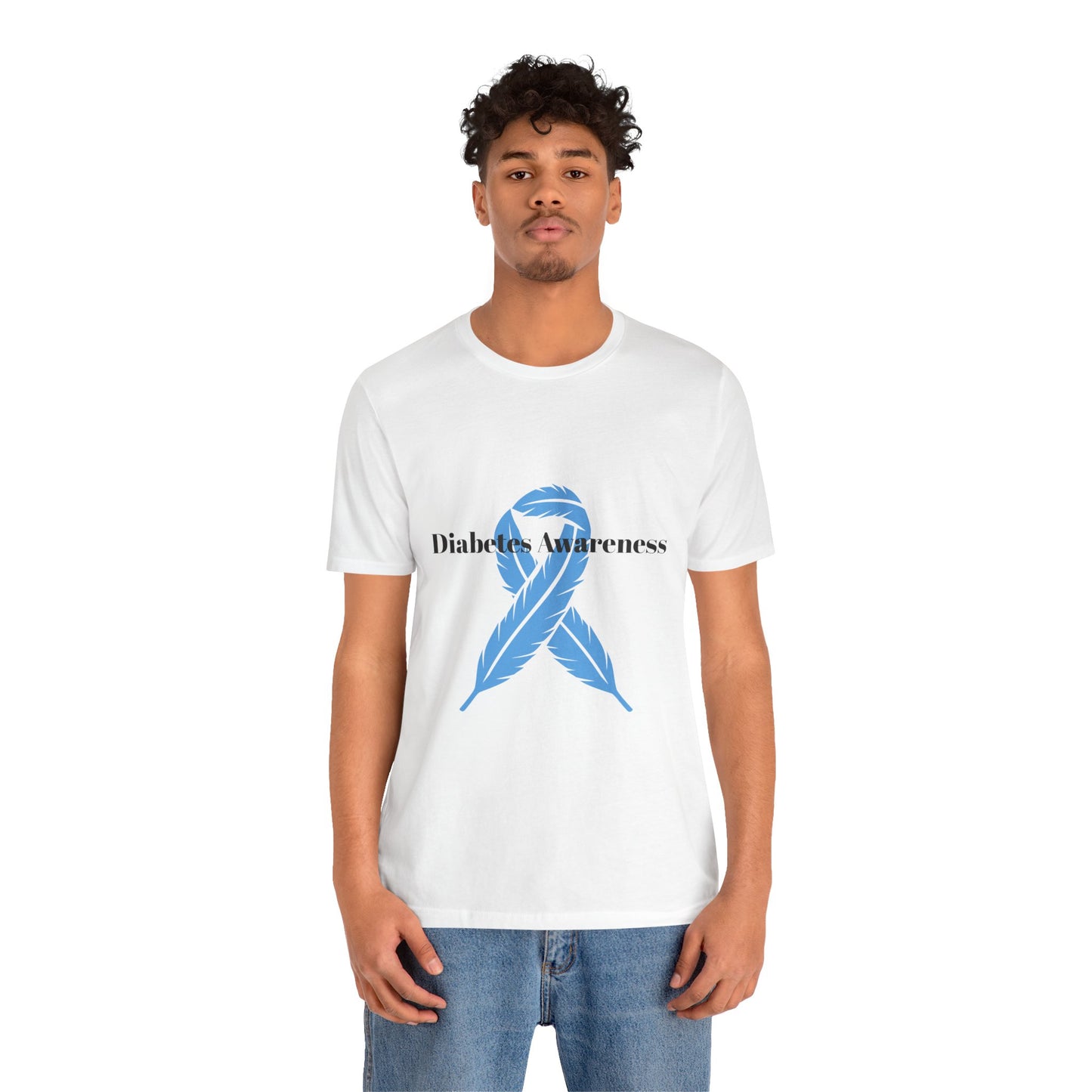 Feather, Blue Ribbon - Unisex Tee The Diabuddies Store T-Shirts $22.38