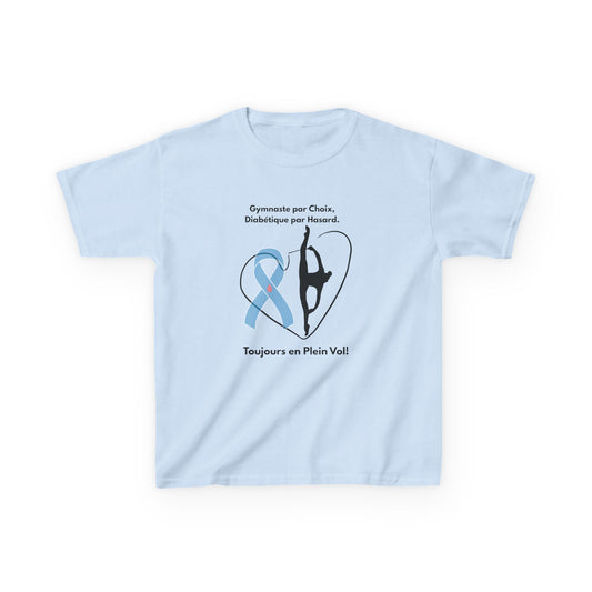 The Diabuddies Store Diabetes and Gymnastics (French) - Kids Tee Show off their passion and strength with the Diabetes and Gymnastics (French) - Kids Tee. This comfortable cotton shirt celebrates the perfect balance of managing diabetes and excelling at g