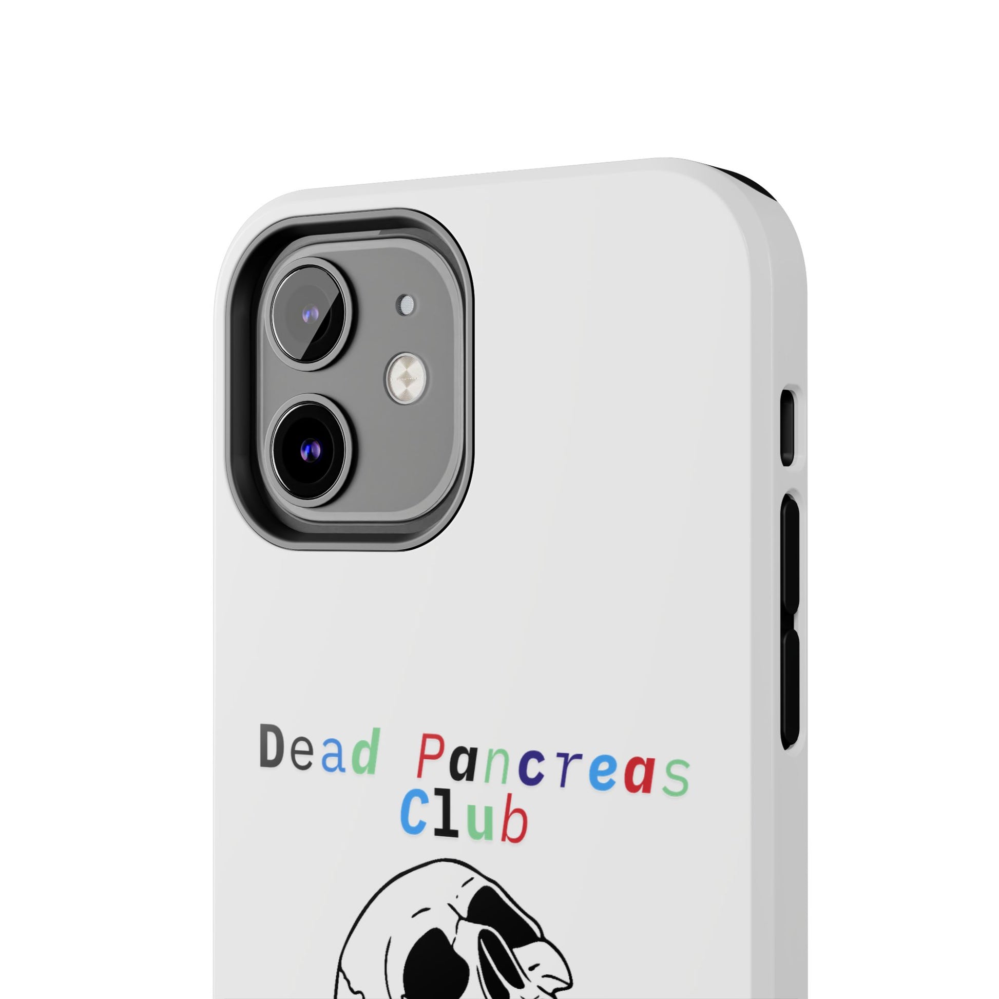 Skull & Flowers Dead Pancreas Club - Phone Case The Diabuddies Store Mobile Phone Cases $18.23