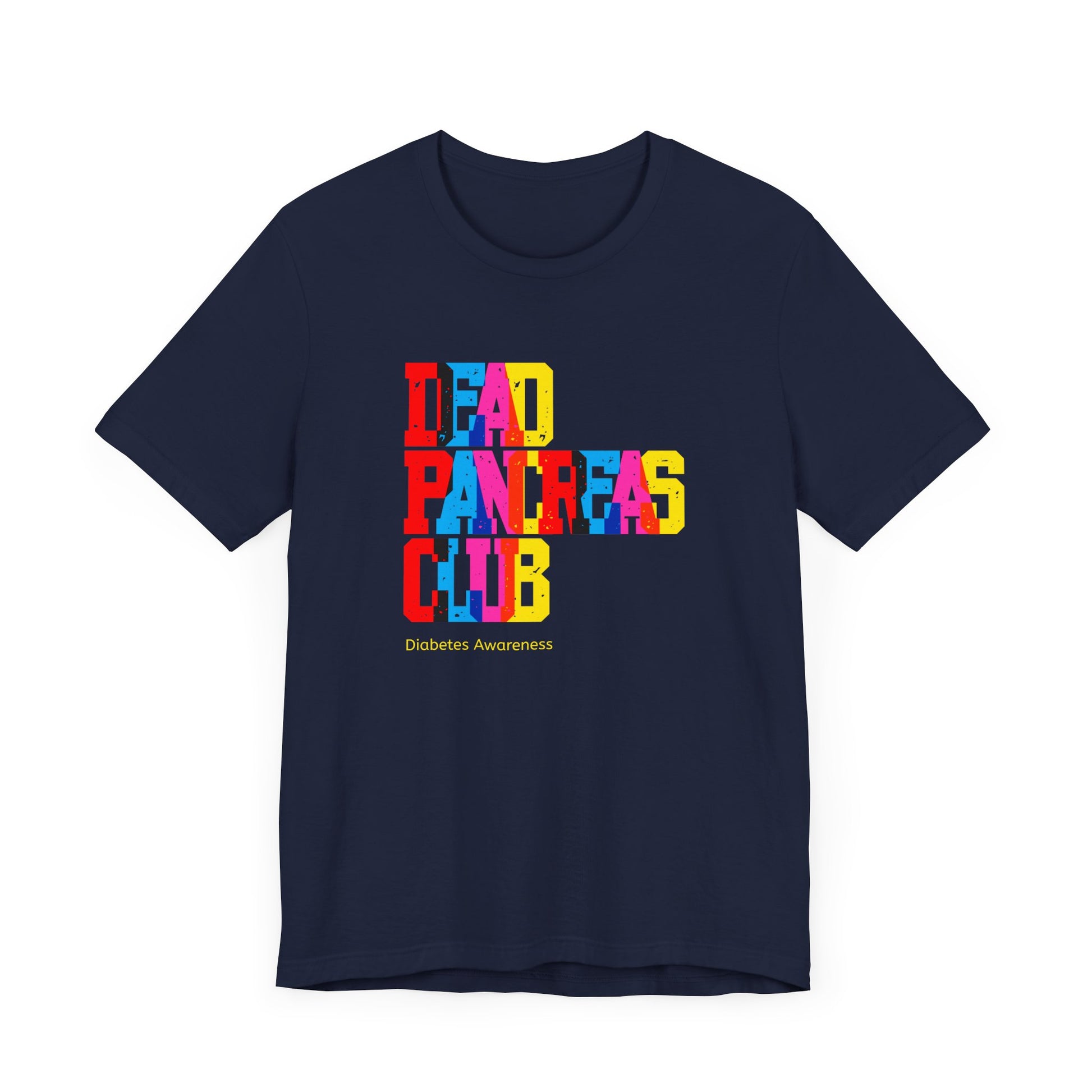 Colorful Dead Pancreas Club - Unisex Tee The Diabuddies Store T-Shirts $22.50