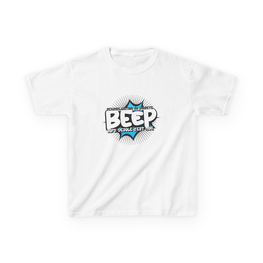 The Diabuddies Store Beep Sorry that's me! (French) - Kids Tee Beep Sorry that's me! (French) - Kids Tee: This playful French tee is perfect for the little one who's full of energy and charm. The fun design features the word "beep" and the phrase "Désolé,