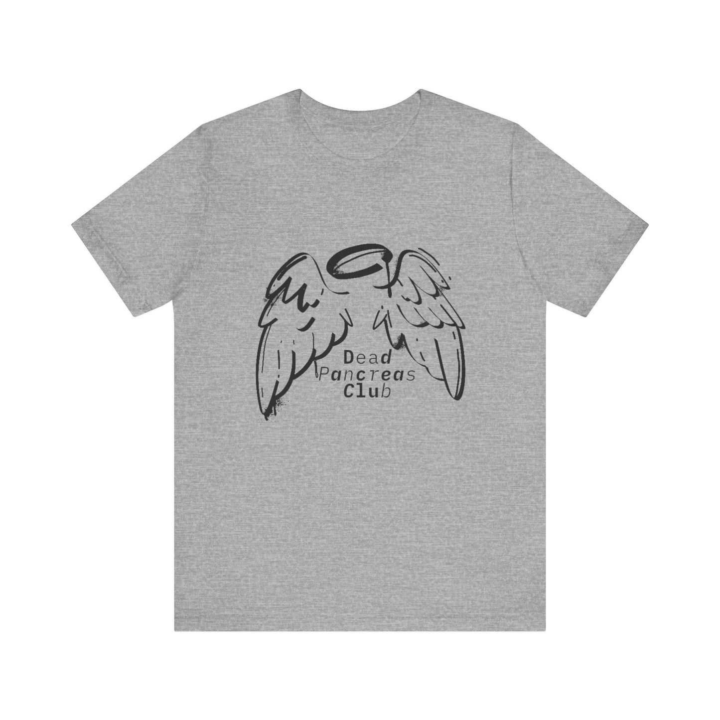 Dead Pancreas Club (Angel wings) - Unisex Tee The Diabuddies Store T-Shirts $24.73