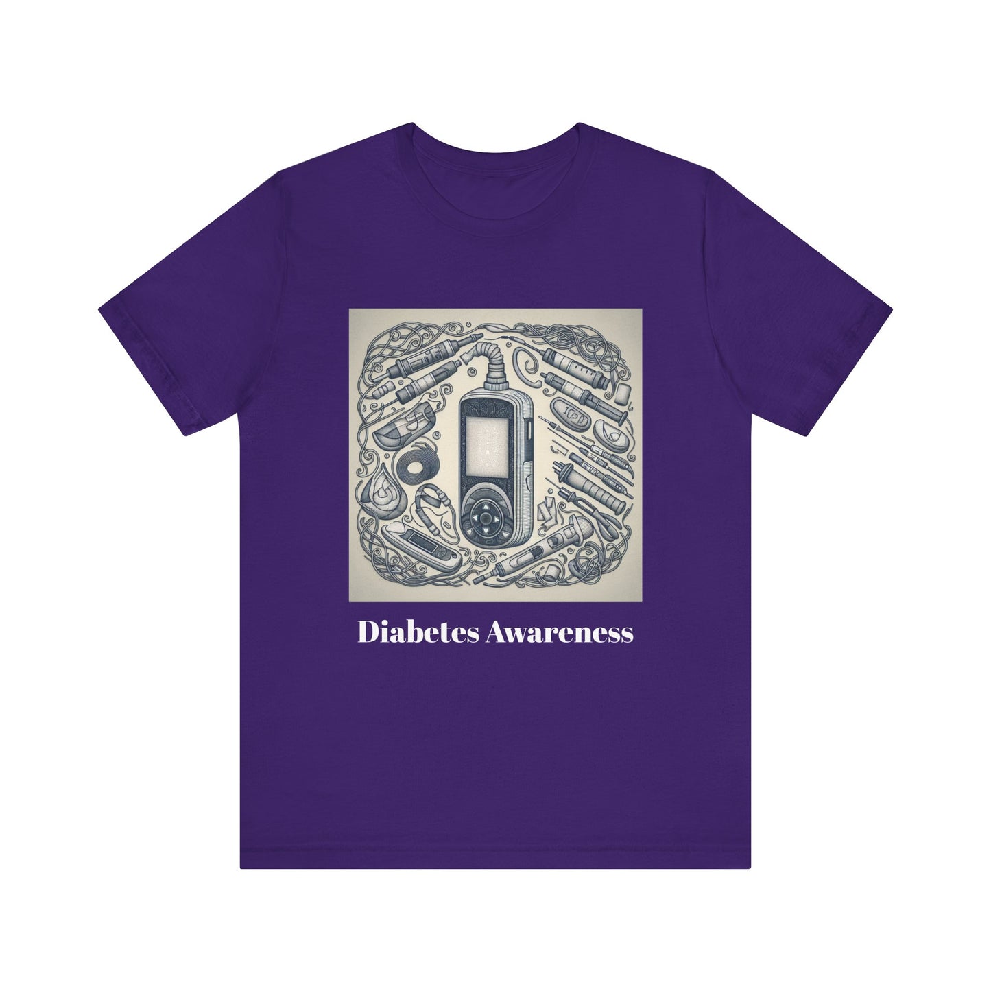 Diabetic Pump Supplies - Unisex Tee The Diabuddies Store T-Shirts $22.38