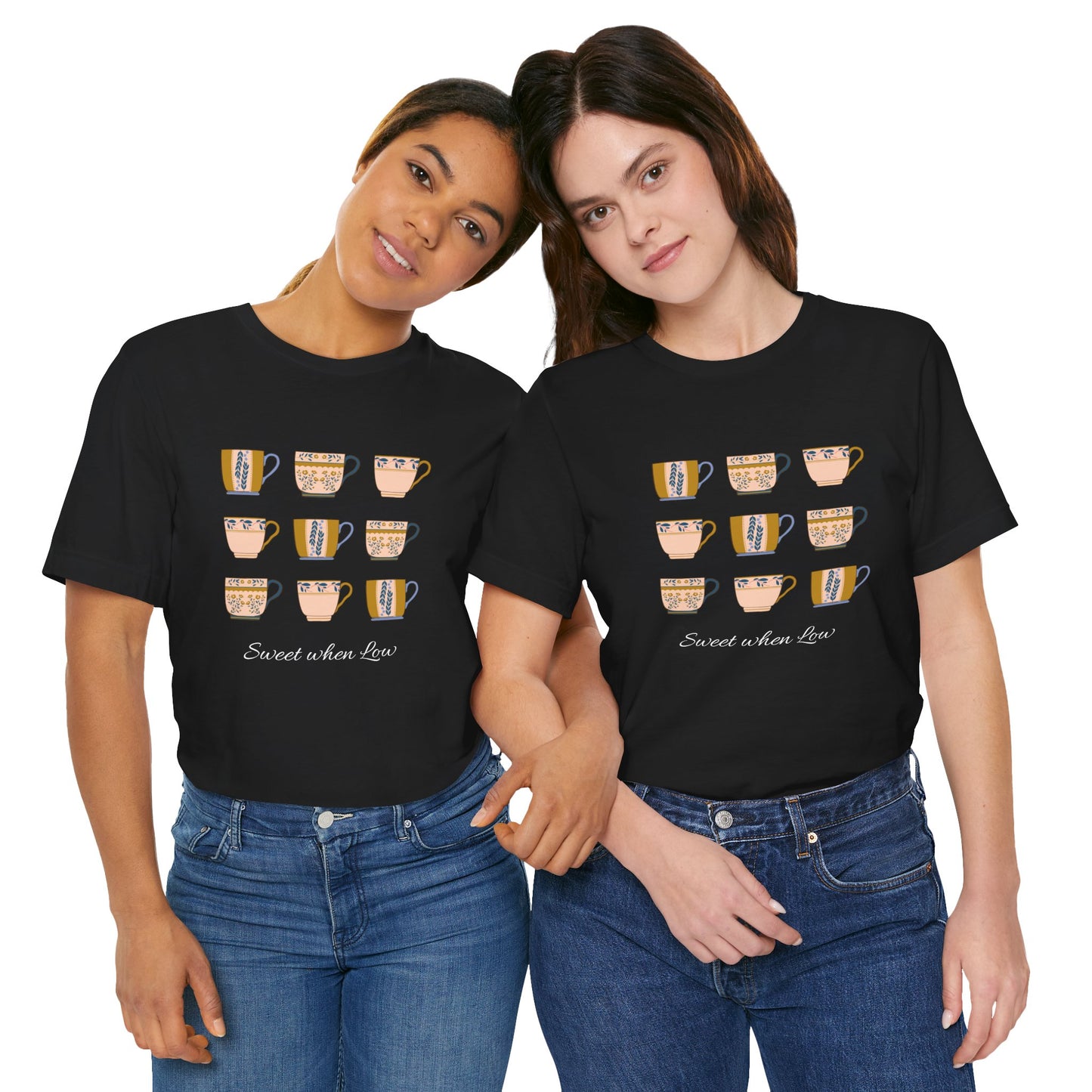 The Diabuddies Store Diabetes Awareness, Sweet when Low - Unisex Tee Diabetes Awareness, Sweet when Low - Unisex Tee: Why not add sugar when low? This "Sweet When Low" tee gets it. For those who know the unique craving for something sweet during a blood s