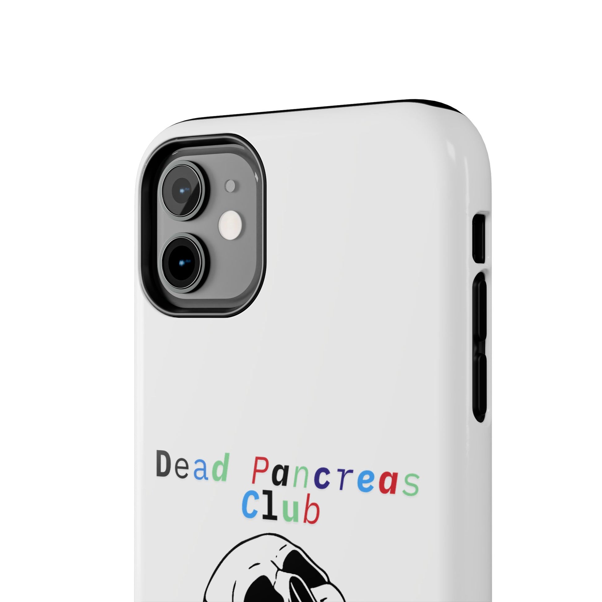 Skull & Flowers Dead Pancreas Club - Phone Case The Diabuddies Store Mobile Phone Cases $18.23