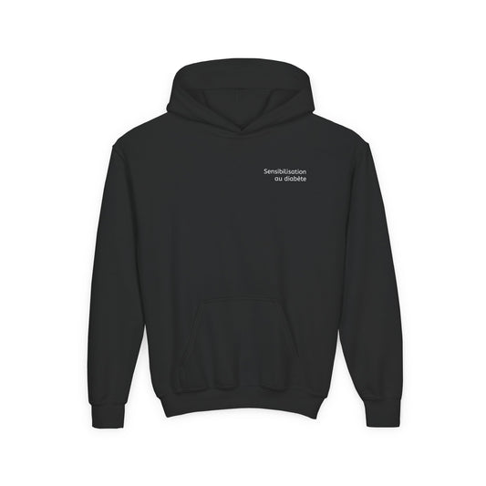 The Diabuddies Store Diabetes Warrior, Retro Look French - Guerrier Youth Hoodie Diabetes Warrior, Retro Look French - Guerrier Youth Hoodie: Let your young one show off their strength and style with our French Youth Hoodie! Hoodies $32.49