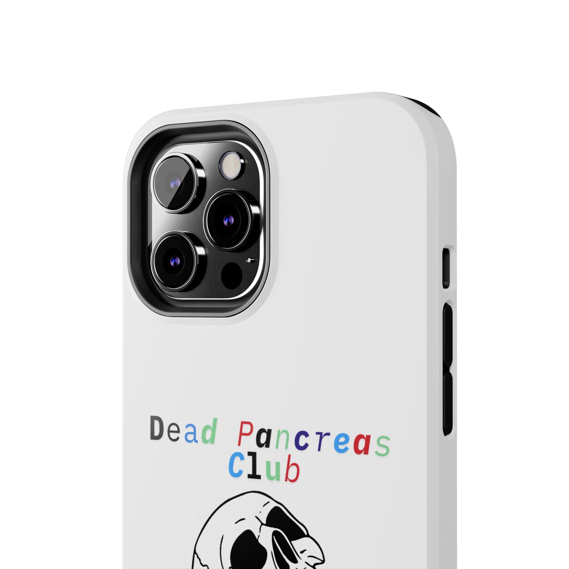 Skull & Flowers Dead Pancreas Club - Phone Case The Diabuddies Store Mobile Phone Cases $18.23