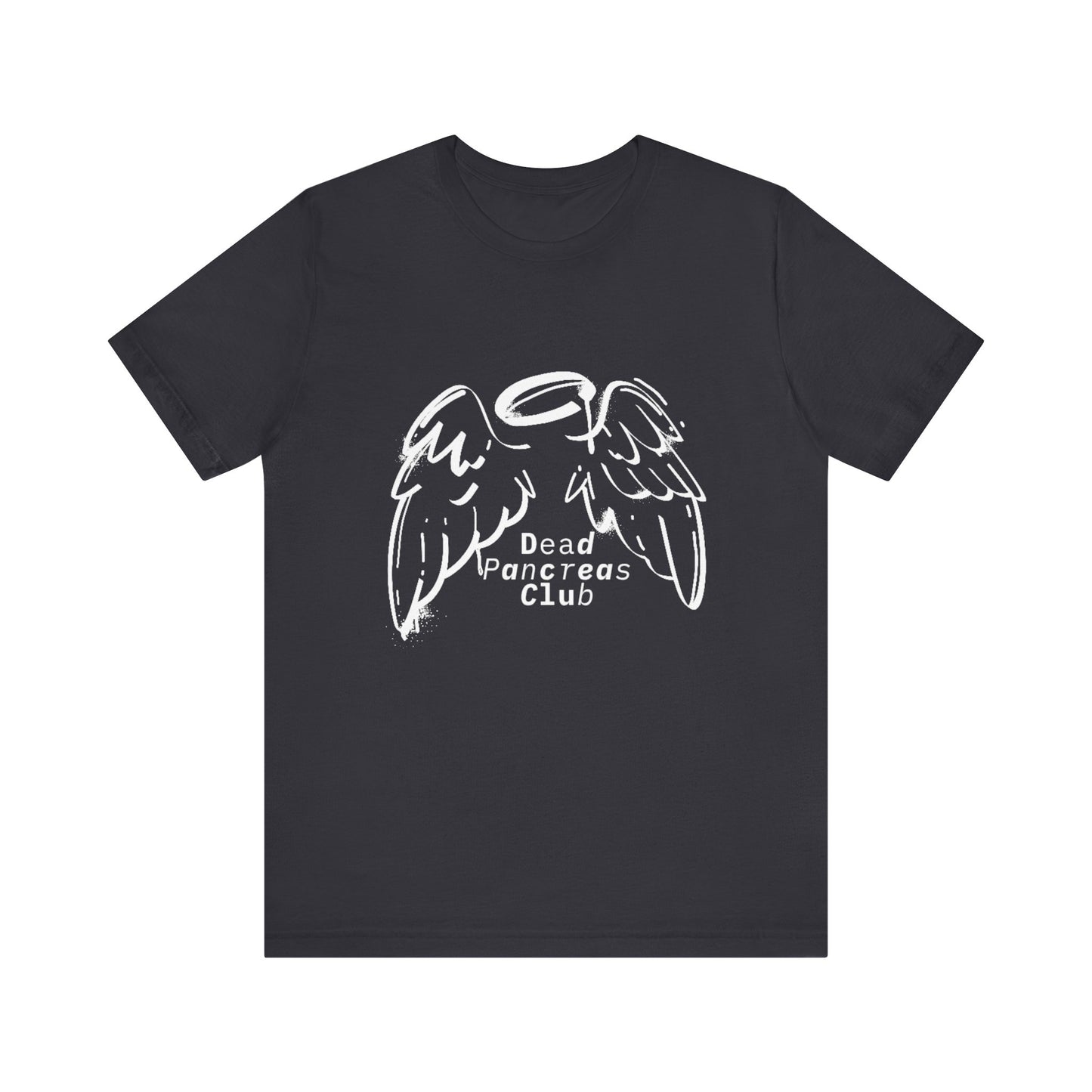Dead Pancreas Club (Angel wings) - Unisex Tee The Diabuddies Store T-Shirts $24.25