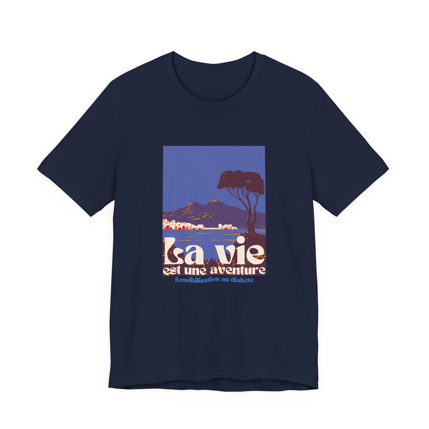 Life is an Adventure, Ocean View (French) - Unisex Tee The Diabuddies Store T-Shirts $22.50