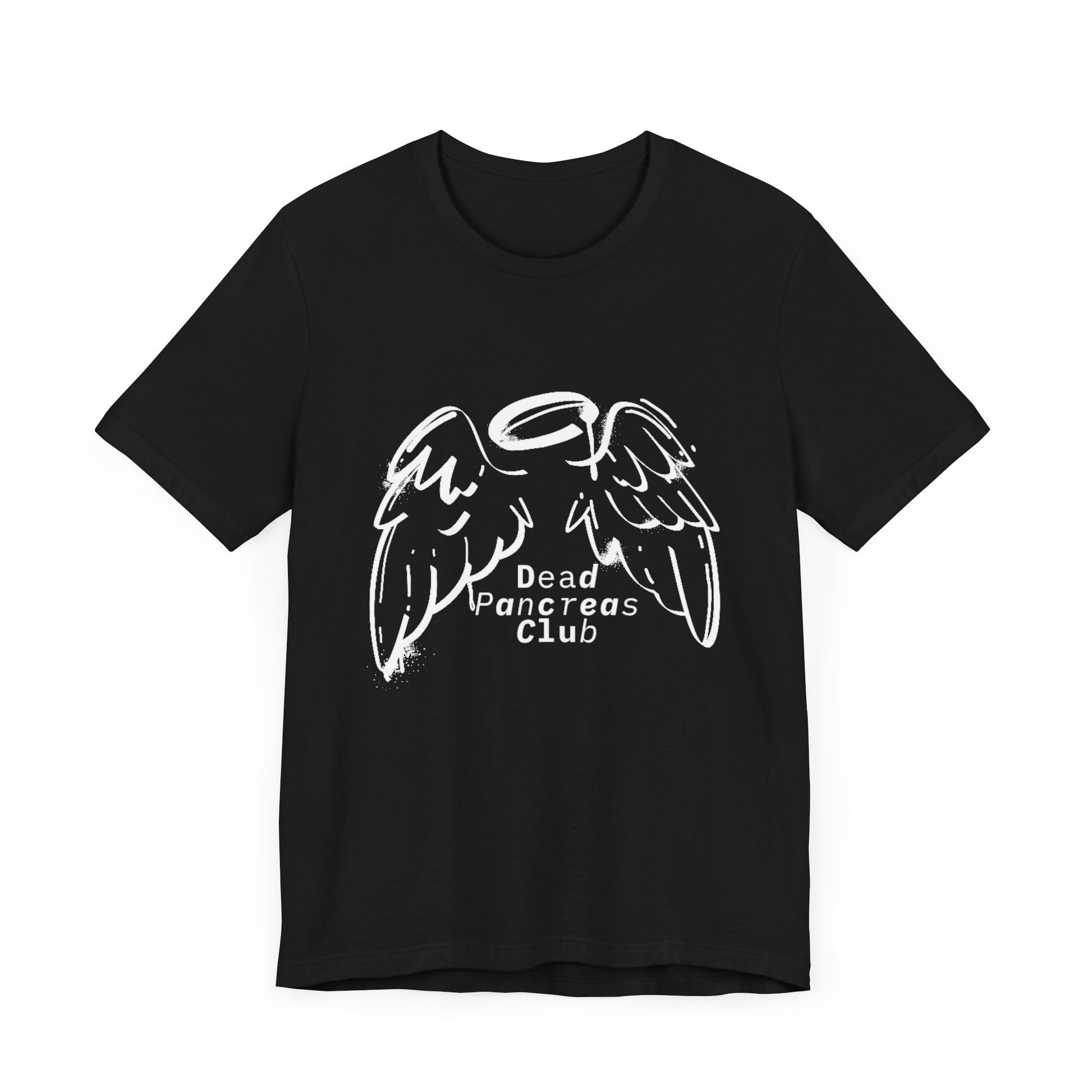 The Diabuddies Store Dead Pancreas Club (Angel Wings) Bundle You are an angel in this fight. Embrace your journey with the "Dead Pancreas Club" T-shirt and Cap bundle, featuring a powerful angel wings design. This isn't just a statement—it's a symbol of s
