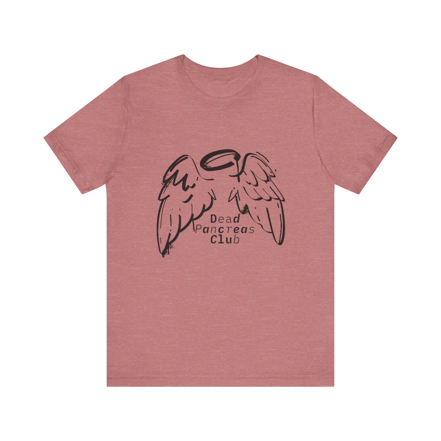 Dead Pancreas Club (Angel wings) - Unisex Tee The Diabuddies Store T-Shirts $24.73