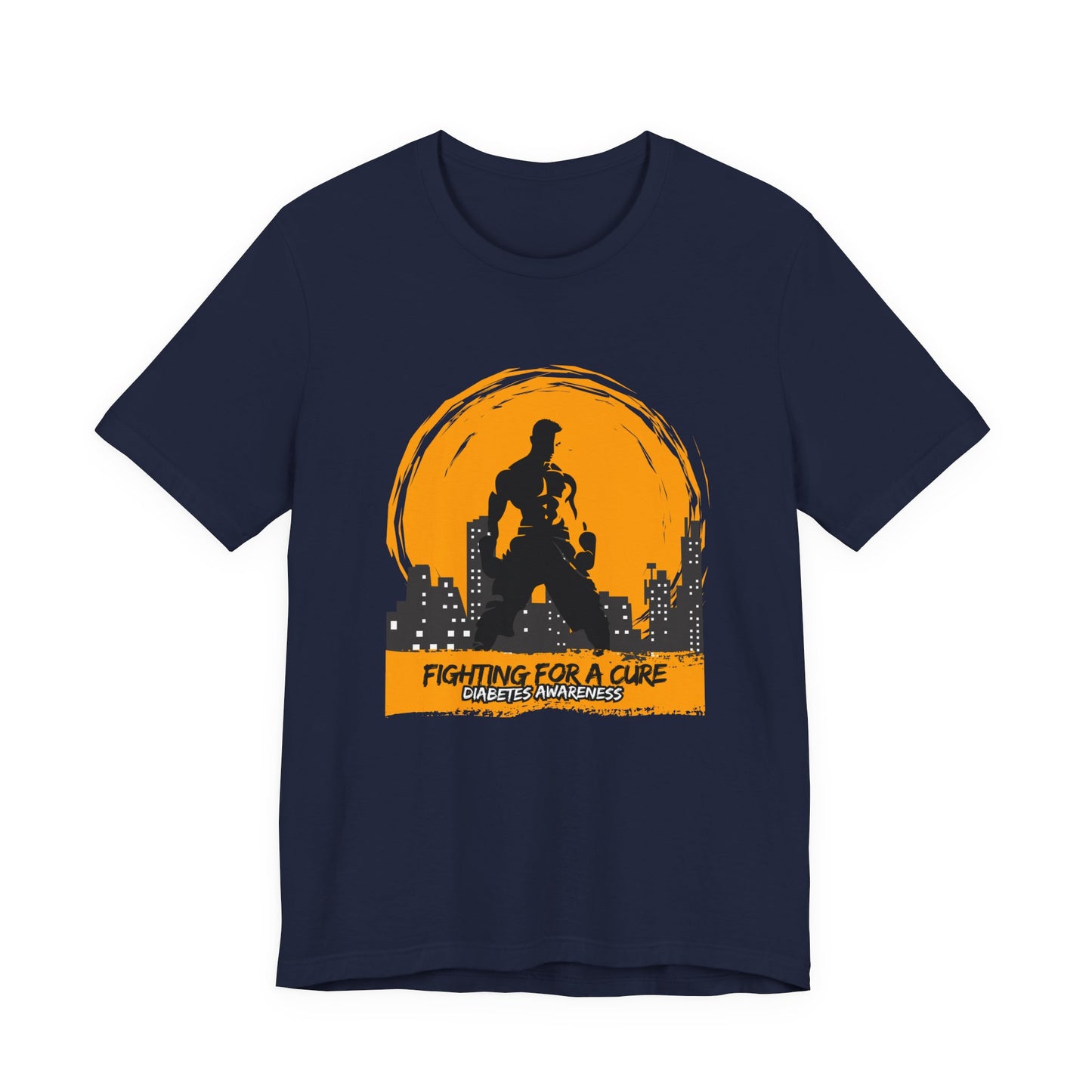 The Diabuddies Store Fighting for a Cure - Unisex Tee Fighting for a Cure - Unisex Tee: Make a statement that matters with this Unisex Tee. This comfortable and versatile shirt is a powerful way to raise awareness and spark conversations. Wear it proudly