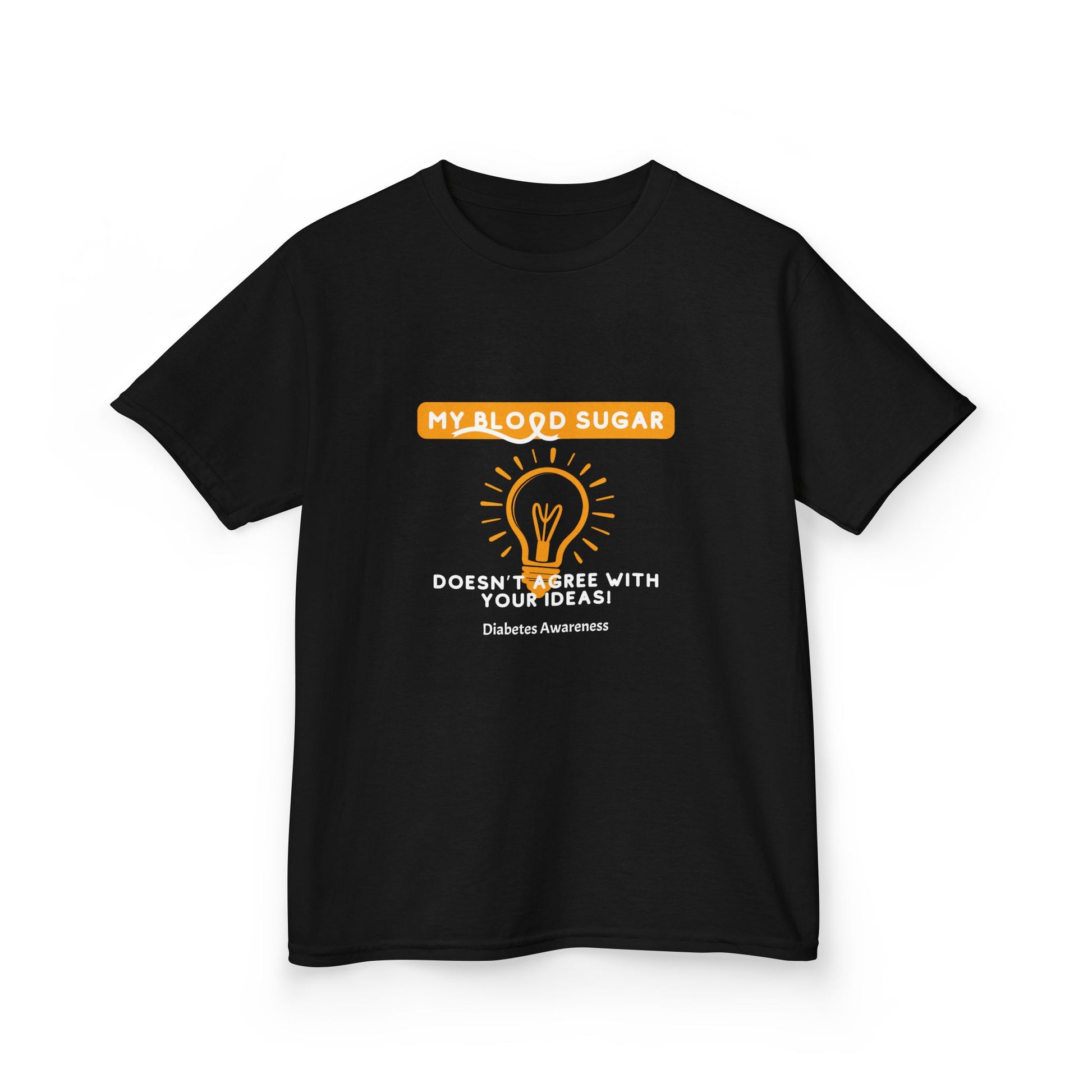 The Diabuddies Store My Blood Sugar Doesn't Agree - Kids Tee My Blood Sugar Doesn't Agree - Kids Tee: A humorous tee for the little warrior in your life. This "My Blood Sugar Doesn't Agree" Kids' Tee is a fun and relatable way to express the daily ups and