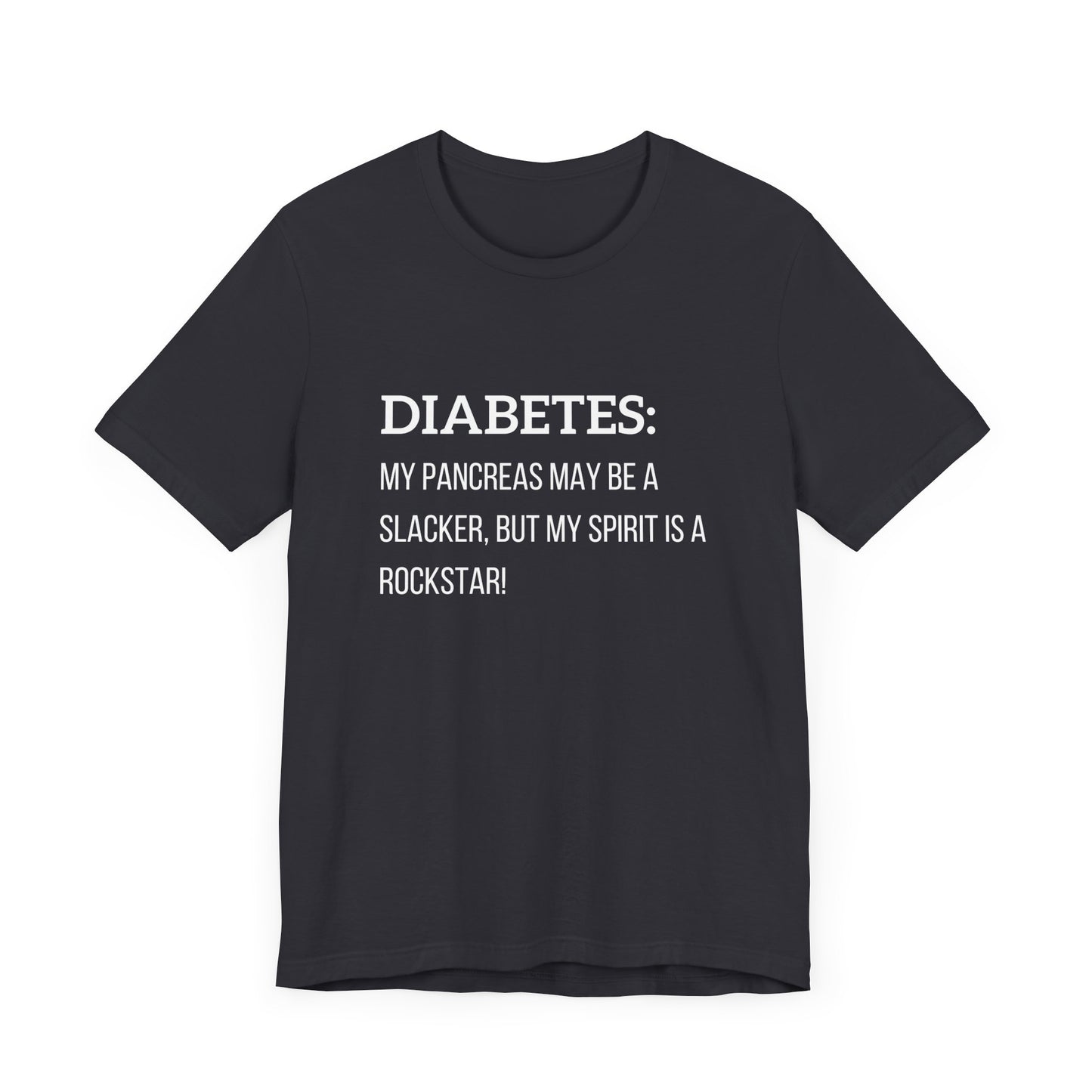 Slacker Pancreas & Rockstar! - Unisex Tee The Diabuddies Store T-Shirts $22.50