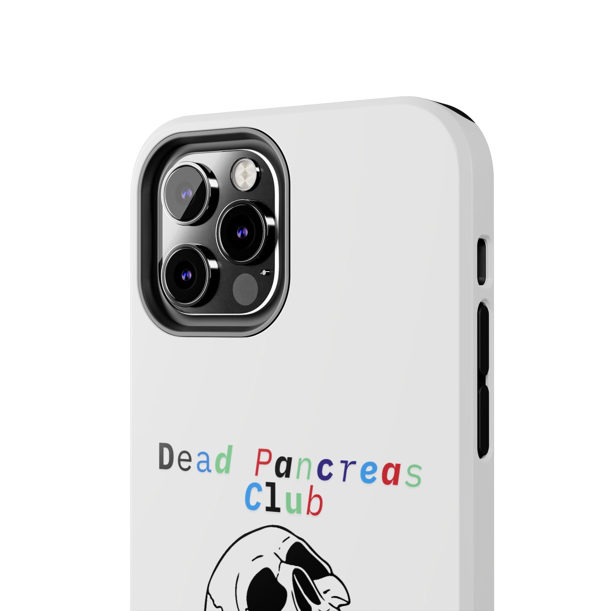 Skull & Flowers Dead Pancreas Club - Phone Case The Diabuddies Store Mobile Phone Cases $18.23