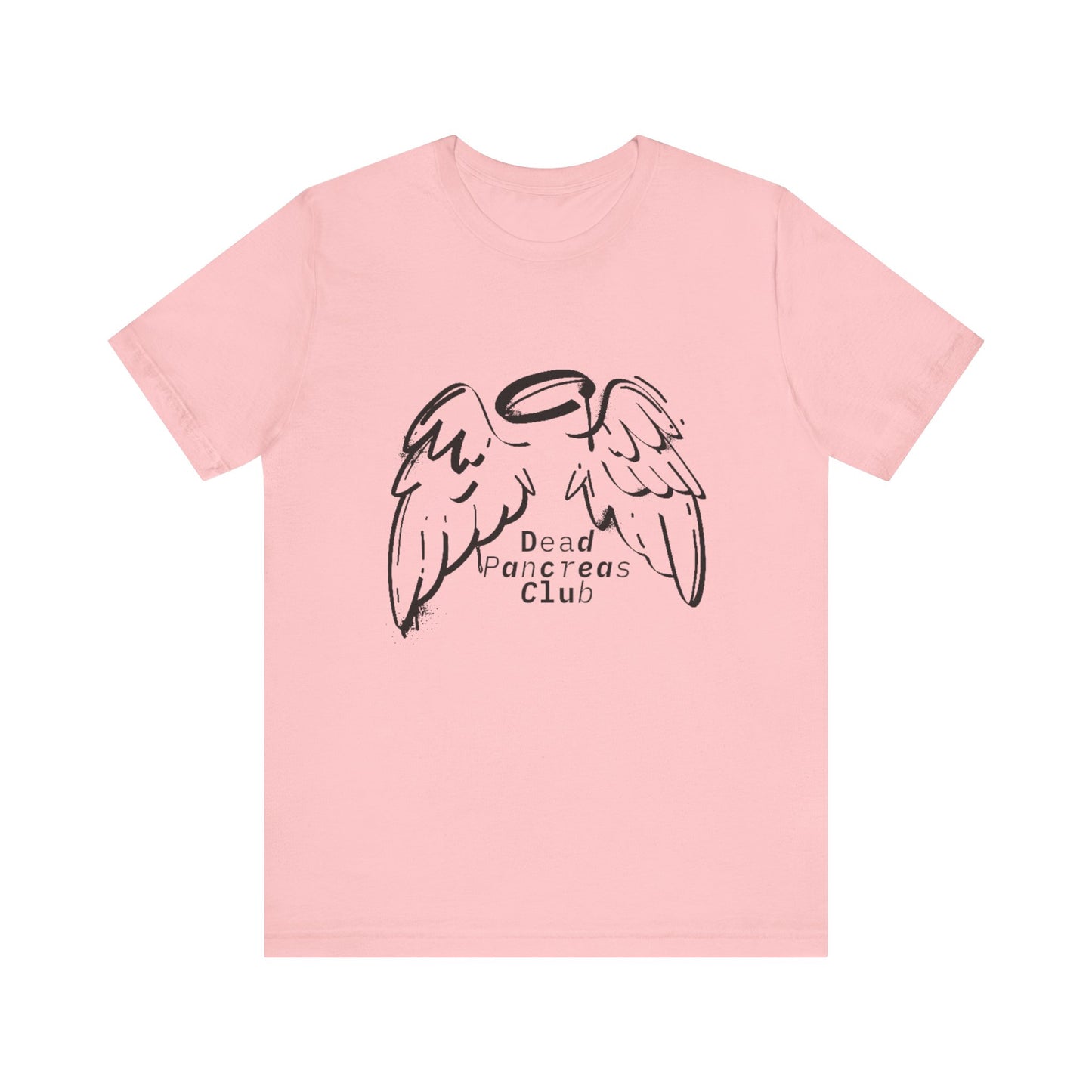 Dead Pancreas Club (Angel wings) - Unisex Tee The Diabuddies Store T-Shirts $24.25