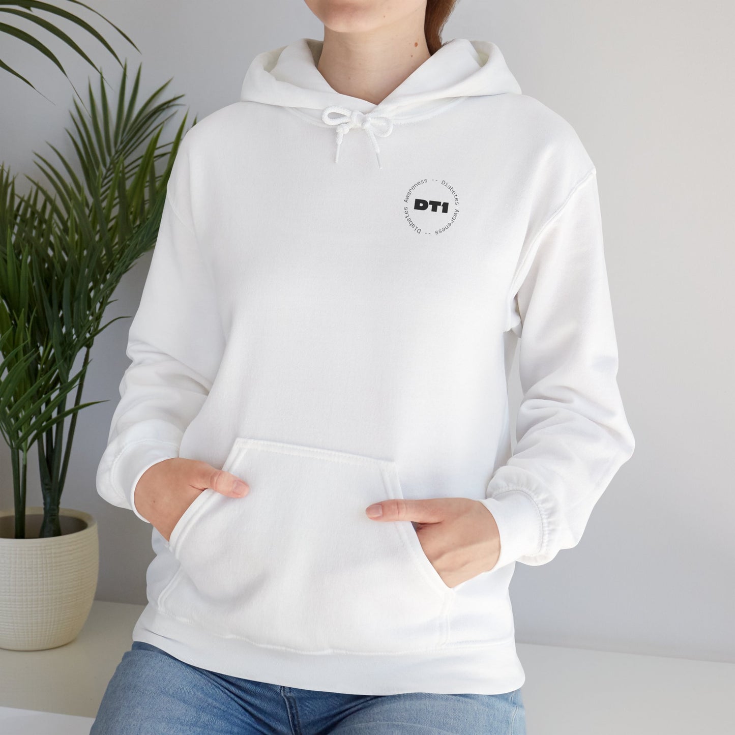 I Support All the Diabadass out there! - Unisex Hoodie The Diabuddies Store Hoodies $32.41