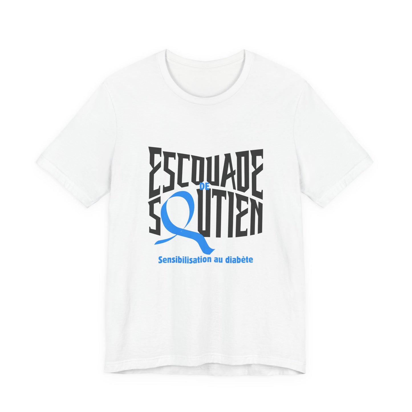 The Diabuddies Store T1D Support Squad (French)- Unisex Tee T1D Support Squad (French)- Unisex Tee: Join the T1D Support Squad! A soft, comfy tee for anyone showing love and solidarity for the T1D warrior in their life. T-Shirt Awareness clothing,Casual W