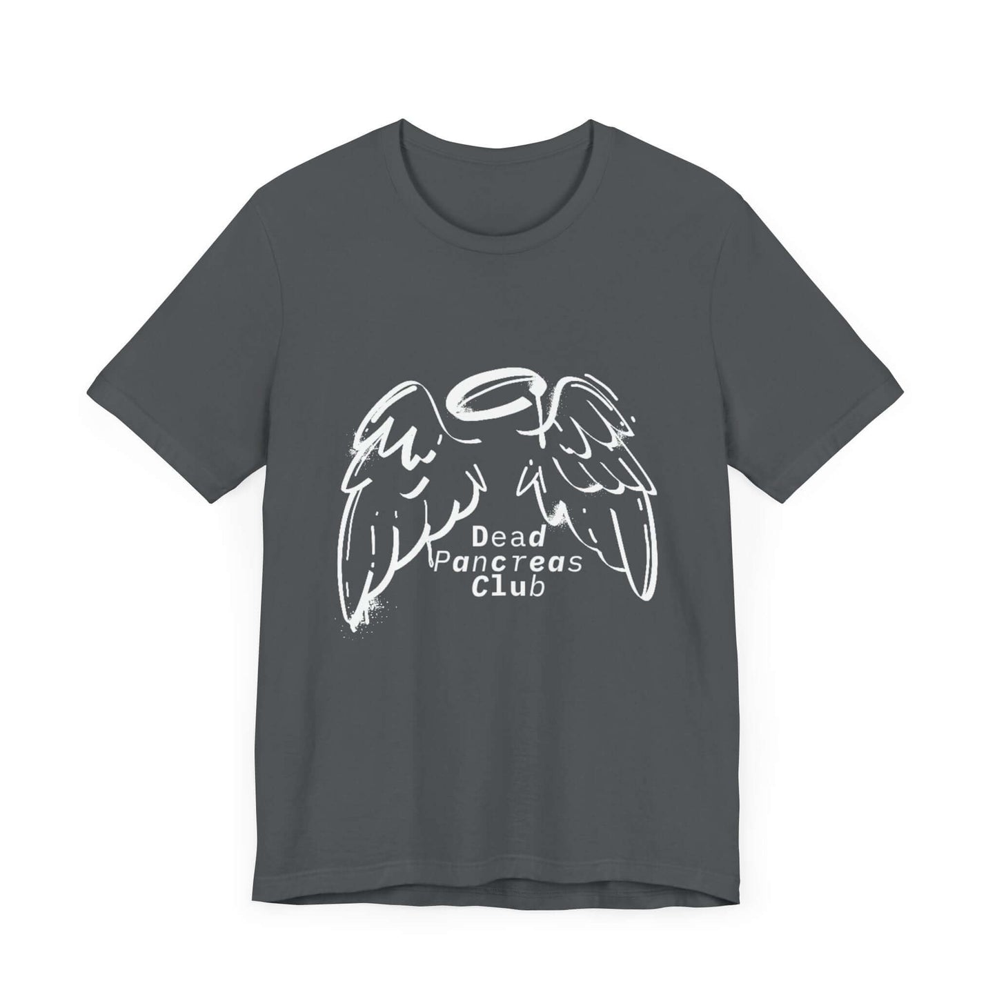 The Diabuddies Store Dead Pancreas Club (Angel Wings) Bundle You are an angel in this fight. Embrace your journey with the "Dead Pancreas Club" T-shirt and Cap bundle, featuring a powerful angel wings design. This isn't just a statement—it's a symbol of s
