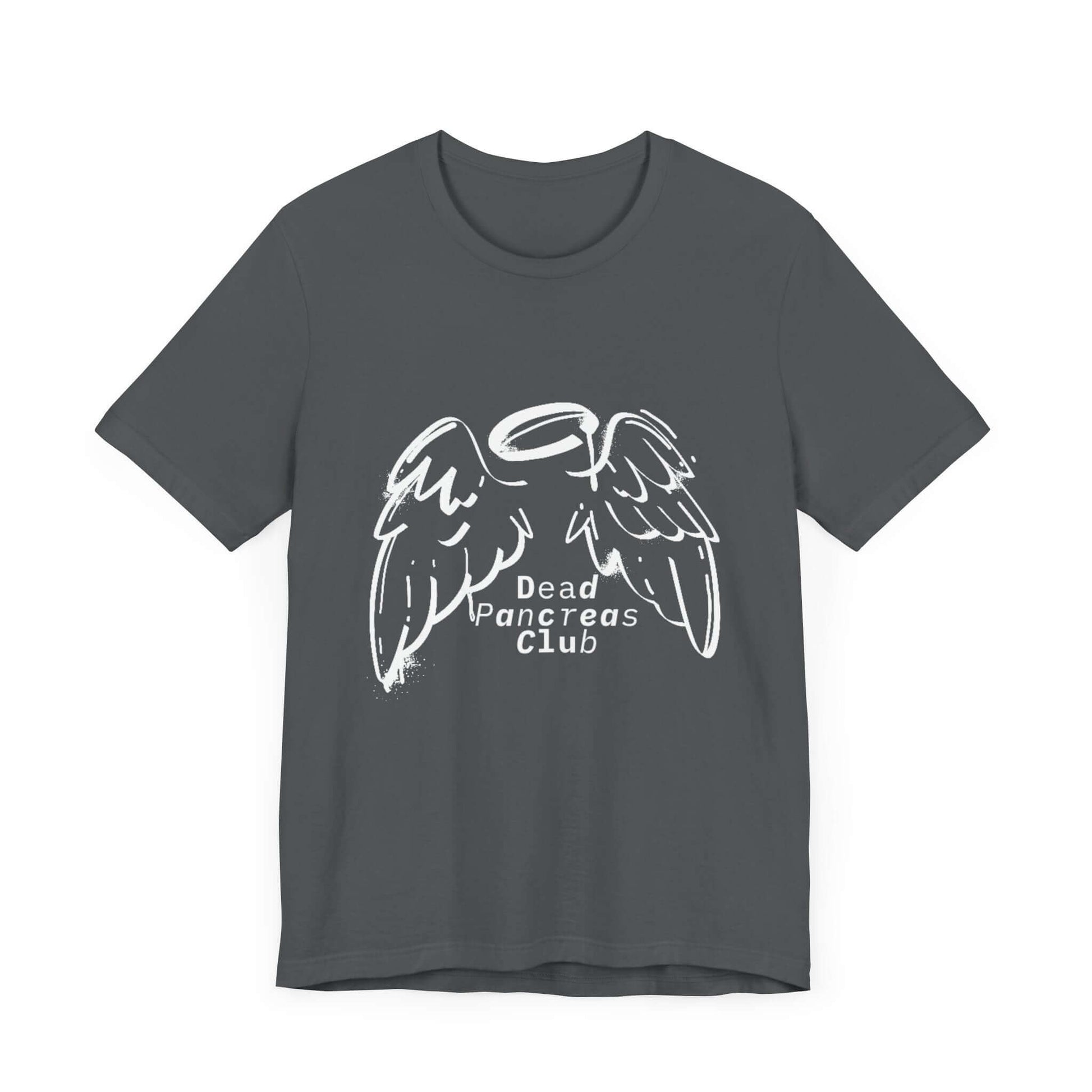 The Diabuddies Store Dead Pancreas Club (Angel Wings) Bundle You are an angel in this fight. Embrace your journey with the "Dead Pancreas Club" T-shirt and Cap bundle, featuring a powerful angel wings design. This isn't just a statement—it's a symbol of s