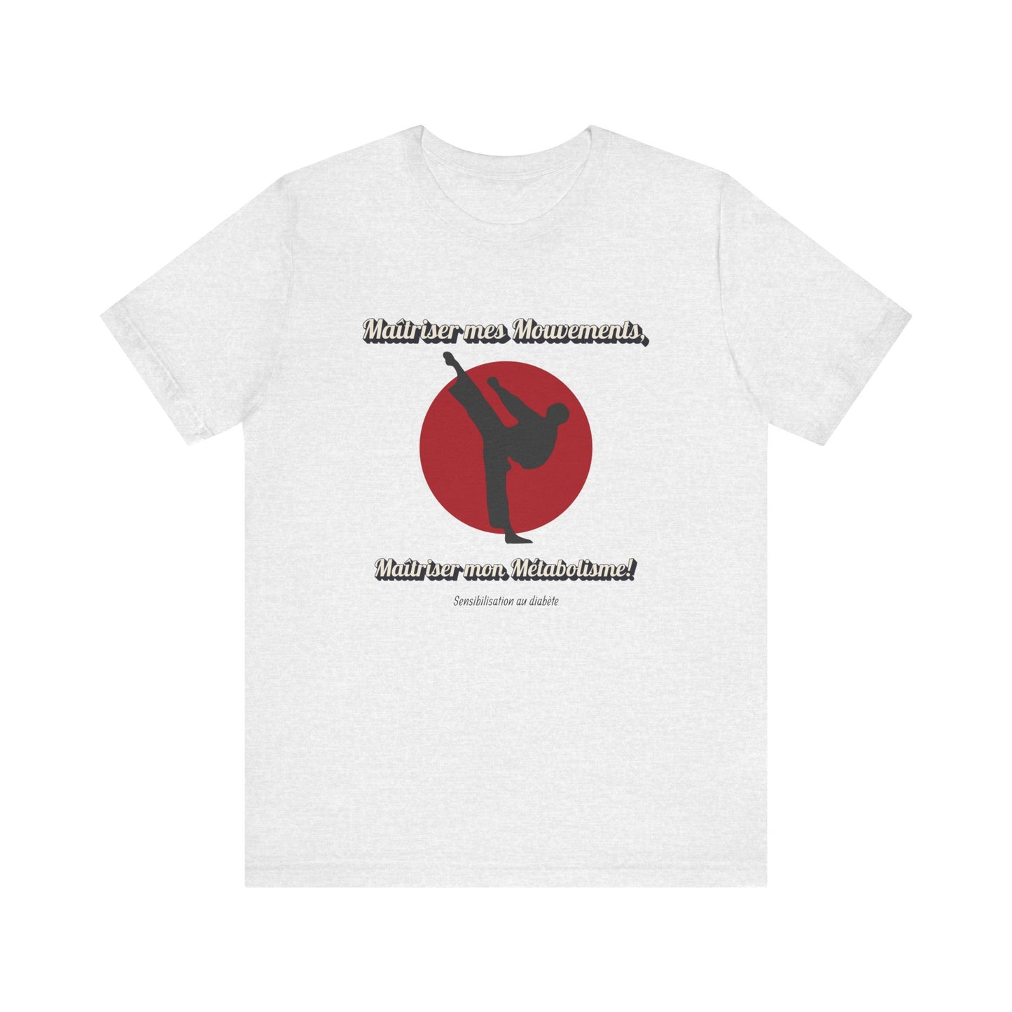 Diabetes & Karate (French) - Unisex Tee The Diabuddies Store T-Shirts $22.50