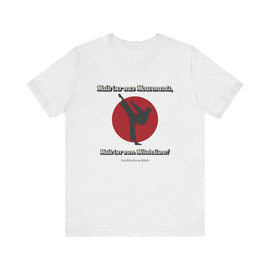 Diabetes & Karate (French) - Unisex Tee The Diabuddies Store T-Shirts $22.50