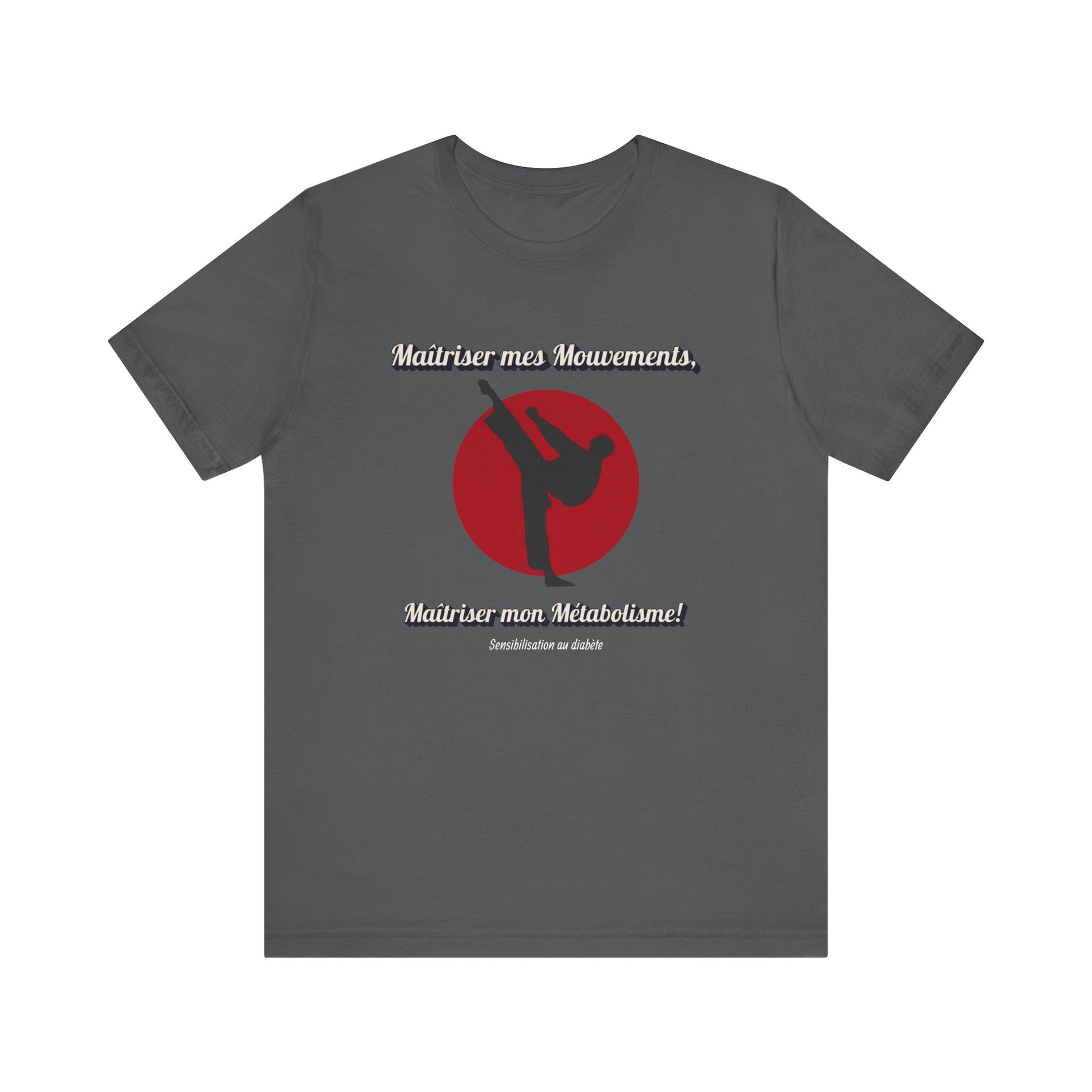 Diabetes & Karate (French) - Unisex Tee The Diabuddies Store T-Shirts $30.27