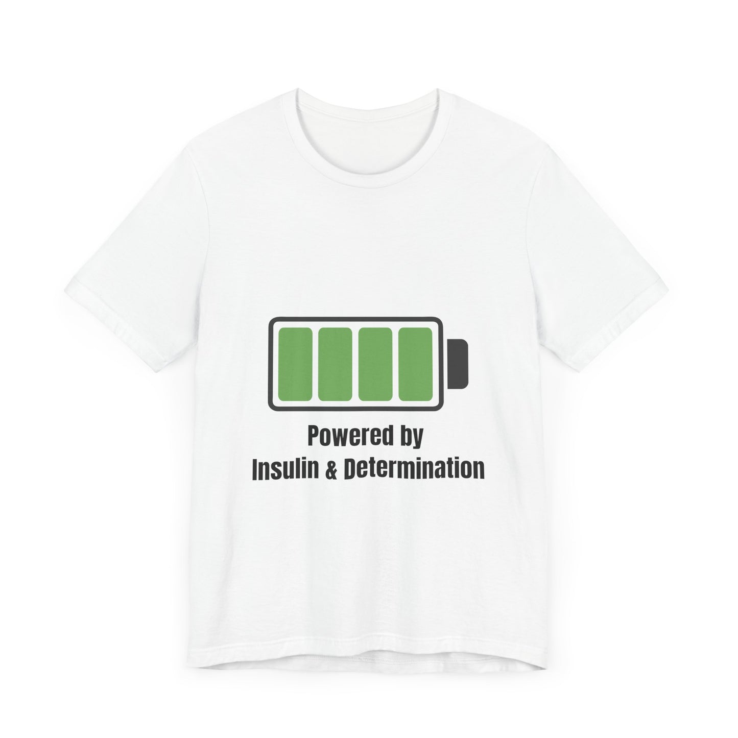 Powered By Insulin - Unisex Tee The Diabuddies Store T-Shirts $24.73